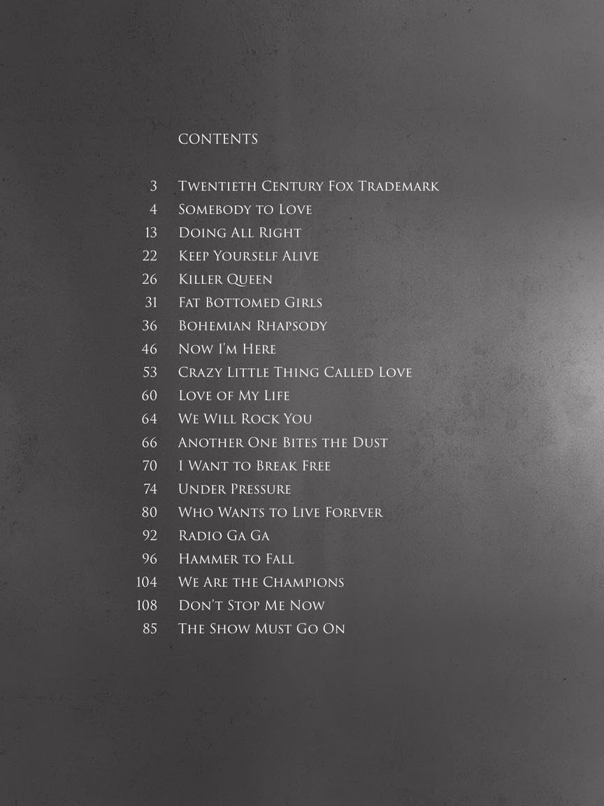 Bohemian Rhapsody: Music from the Motion Picture Soundtrack: Piano, Vocal, Guitar