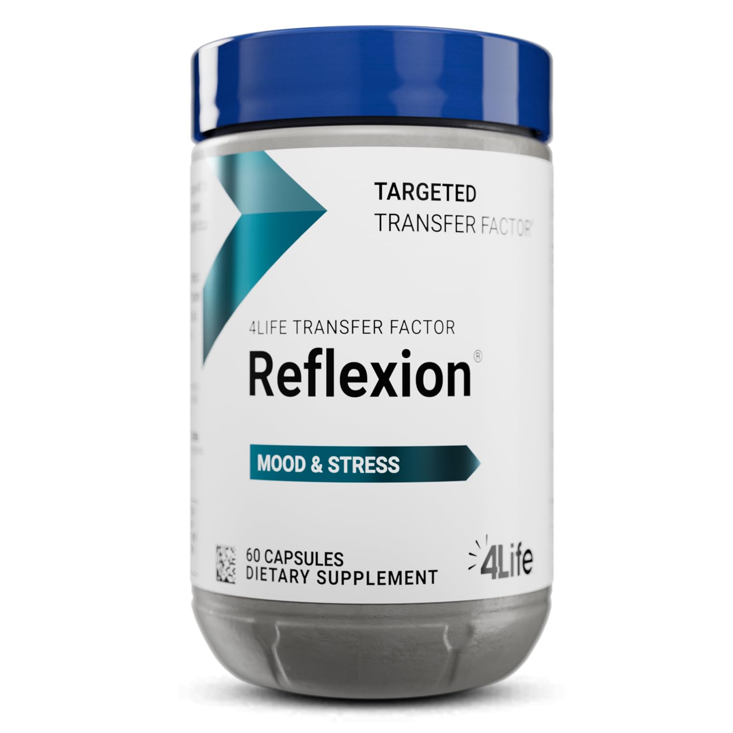 4Life Transfer Factor Reflexion -Mindset and Brain Support with L-Theanine, Wild Green Oat, and Tri-Factor Immune Formula - 60 Capsules