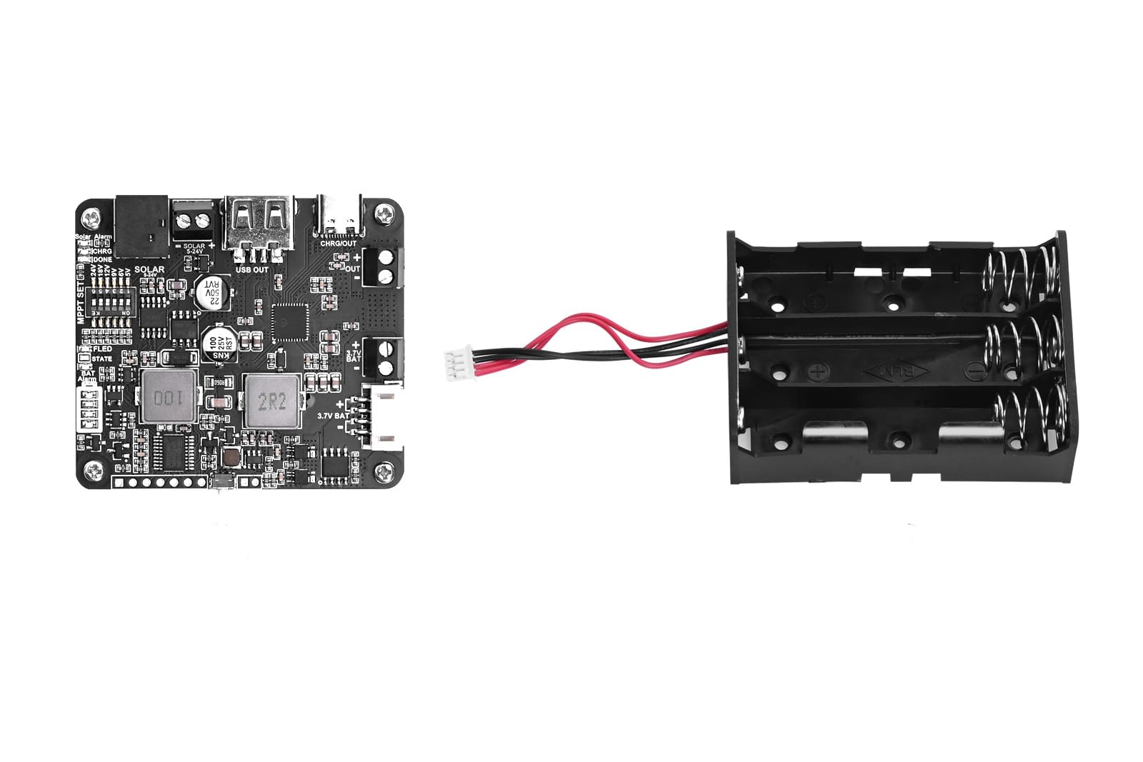 5V-24V Solar Power Management Module with MPPT, Type-C Adapter, 5V/3.1A Regulated Output, for Solar Charging, IoT, and Eco-Friendly Projects