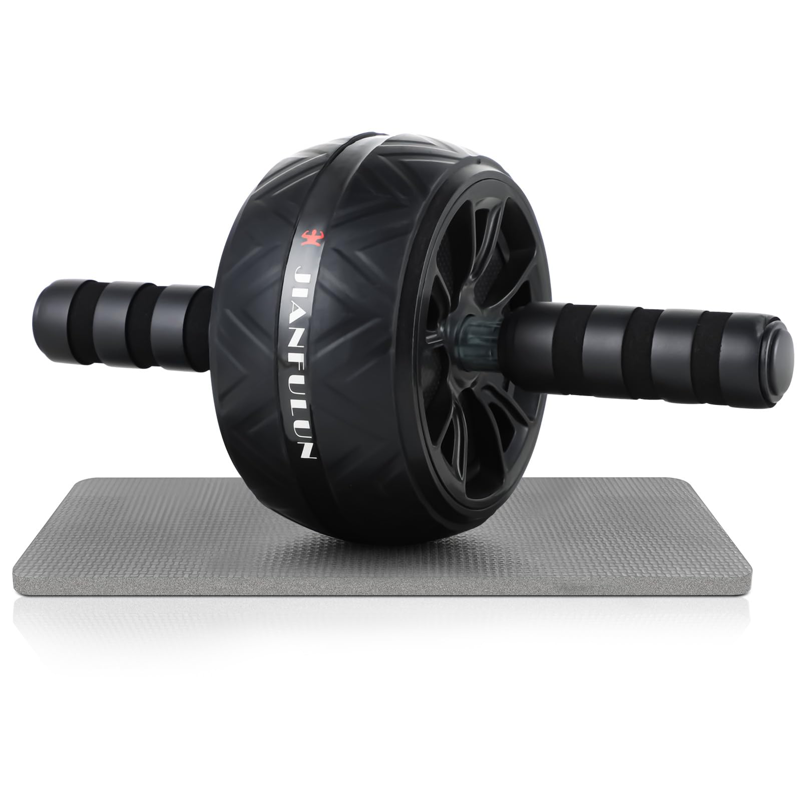 uchroller - Bauchroller AB Roller - Ab Roller Bauchtrainer mit Kniematte - Rutschfester Bauchmuskeltraining Gerät für Zuhause - Geeignet für Anfänger und Profis