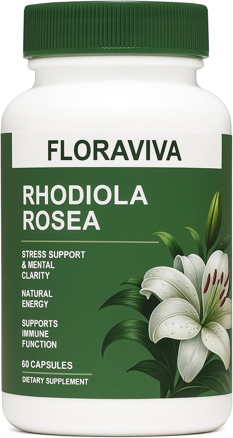 Floraviva Rhodiola Rosea Supplement 500mg