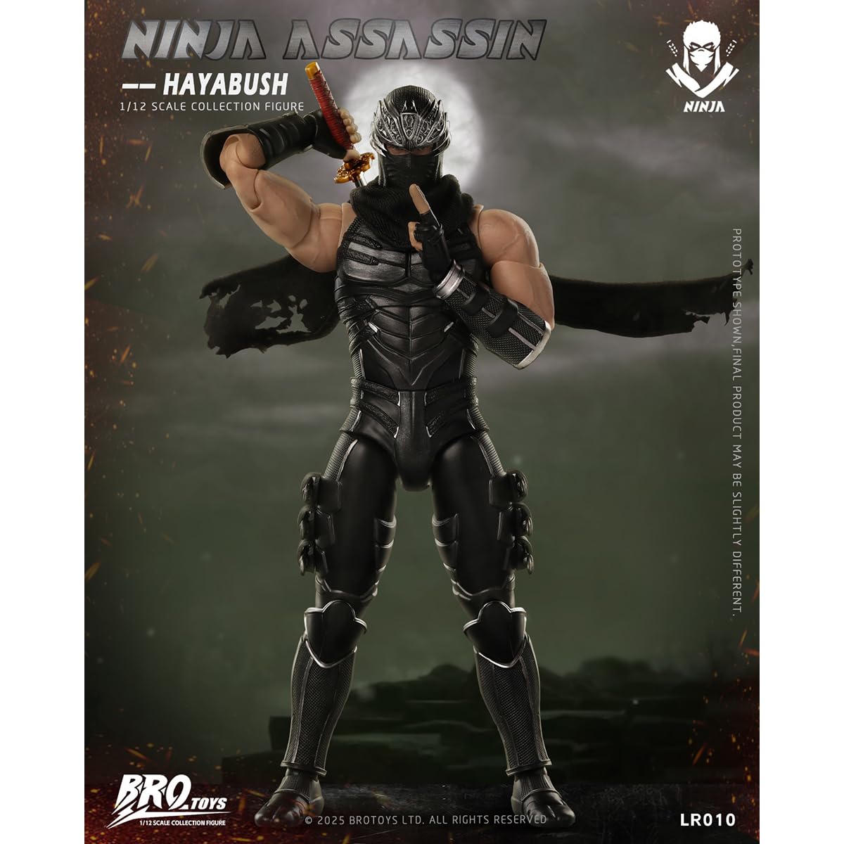 Amazon.co.jp: HiPlay BROTOYS 1/12 忍者アサシン 1/12 可動フィギュア