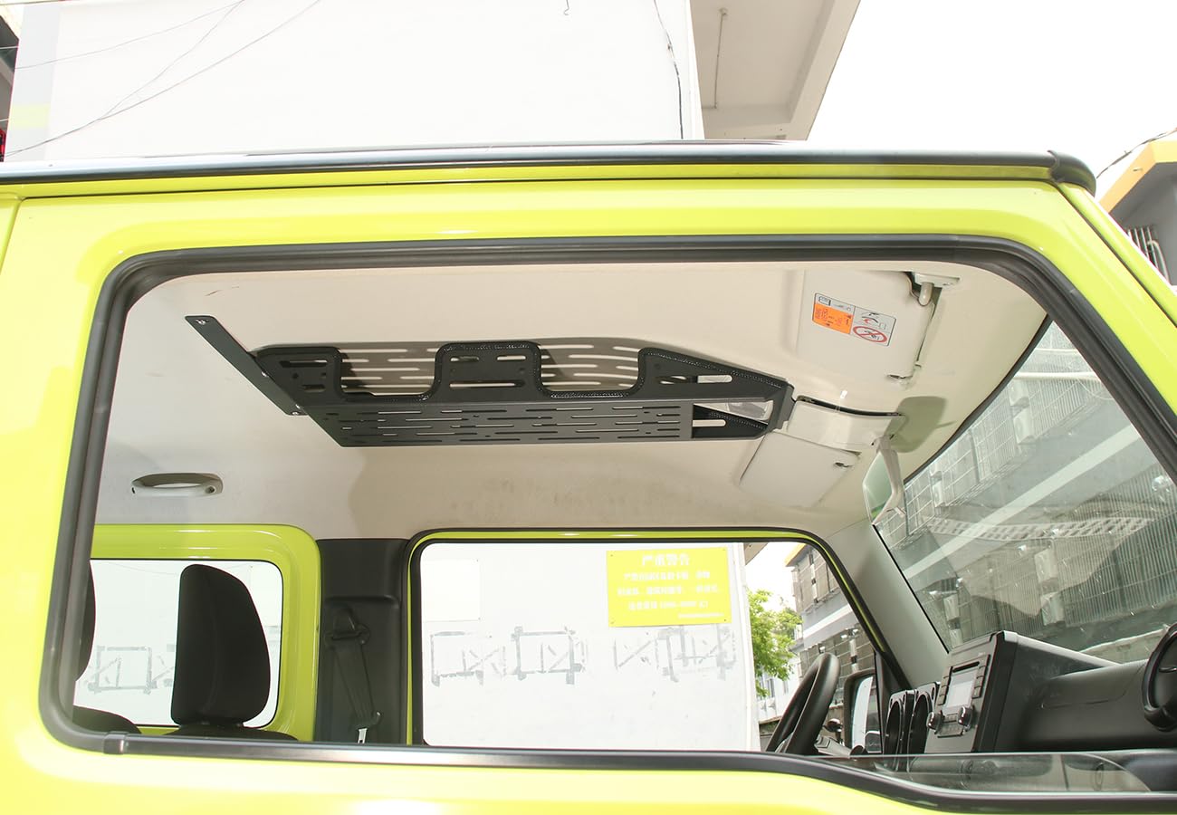 Uchwyt do przechowywania na dach samochodu Suzuki Jimny JB64 JB74 2019-2024 2-drzwiowy, aluminiowy tuning akcesoria w konsoli środkowej powyżej