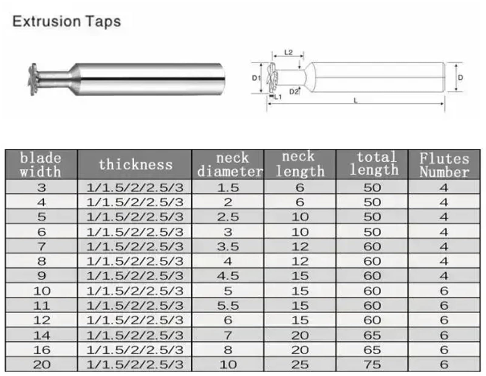 Fresa de ranura en T carburo CNC 4 mm a 10, 6 y 8, portaherramientas para fresadora flauta 55 grados HRC(T2xD8xd3.5x8x50L)