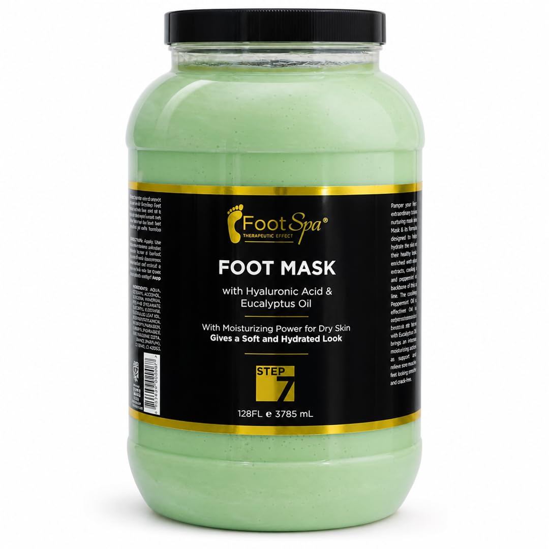 Salon Pedicure Treatment Foot Mask, Hydrating, 128 oz