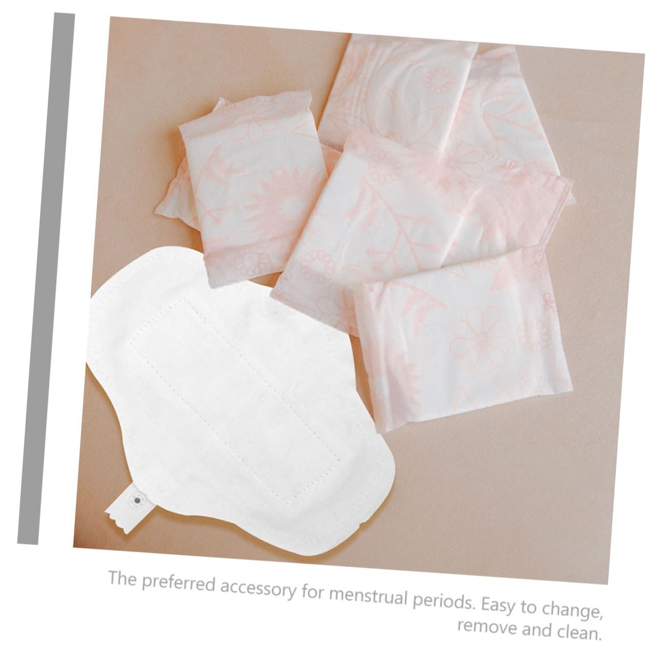 Healvian 30stücke Waschbare Menstruations-baumwollpads Atmungsaktive Wasserdichte Hygieneunterlagen Für Schwangere Wiederverwendbare Slipeinlagen Für Menstruation Lichtkante