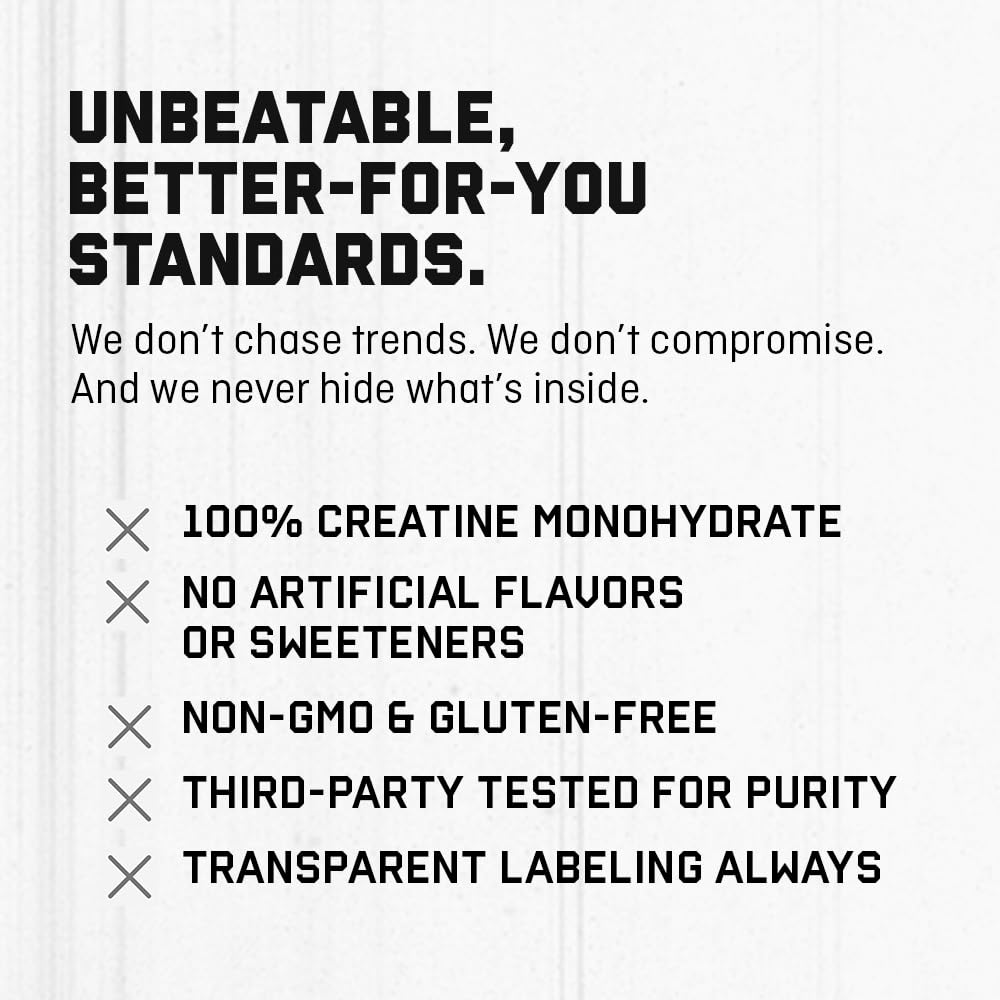 Jocko Fuel Creatine Monohydrate Powder Stick Packs, Unflavored | 30 Serving — Amazon image 4