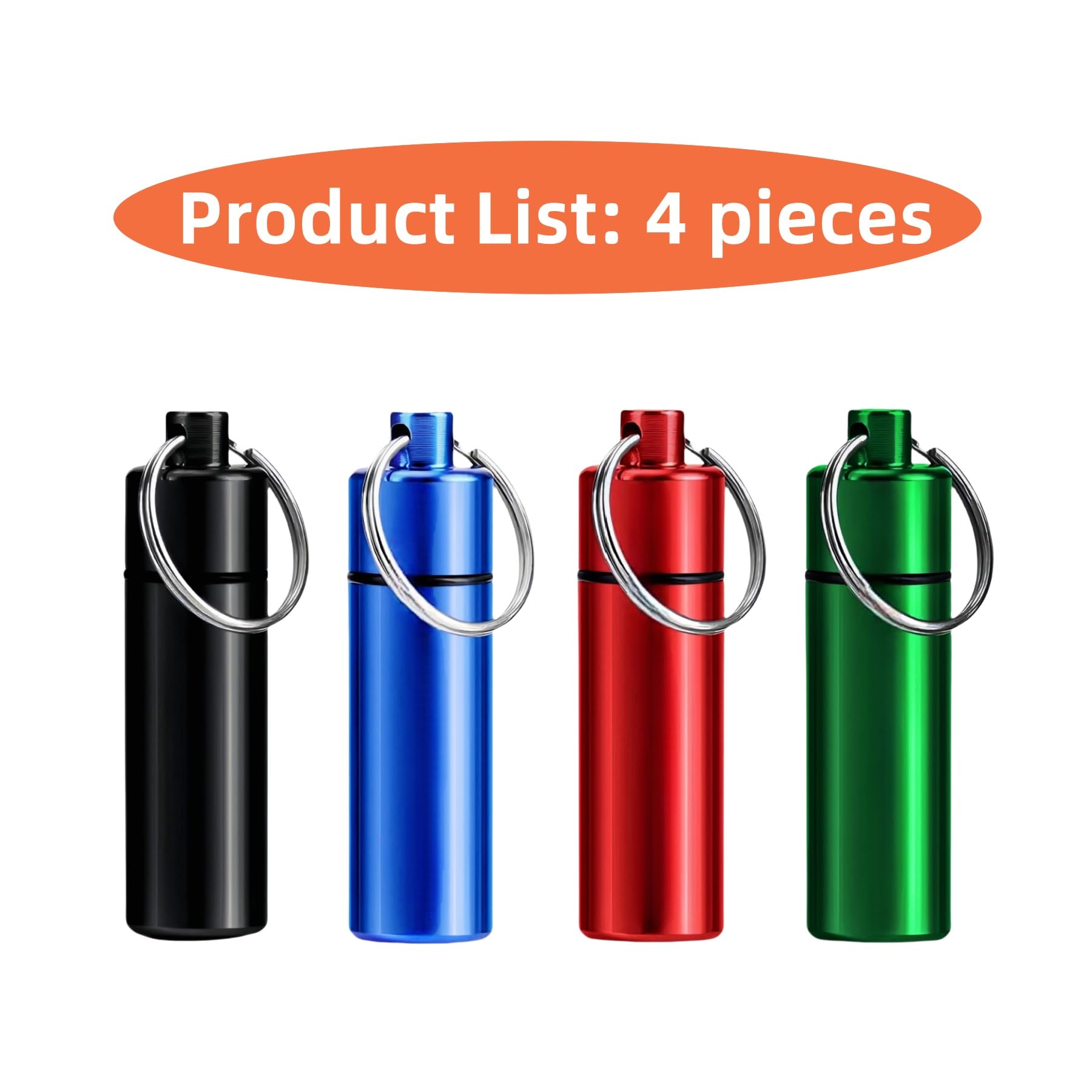Amazon.com: OakMsOik Small Portable Pill Box Keychain
