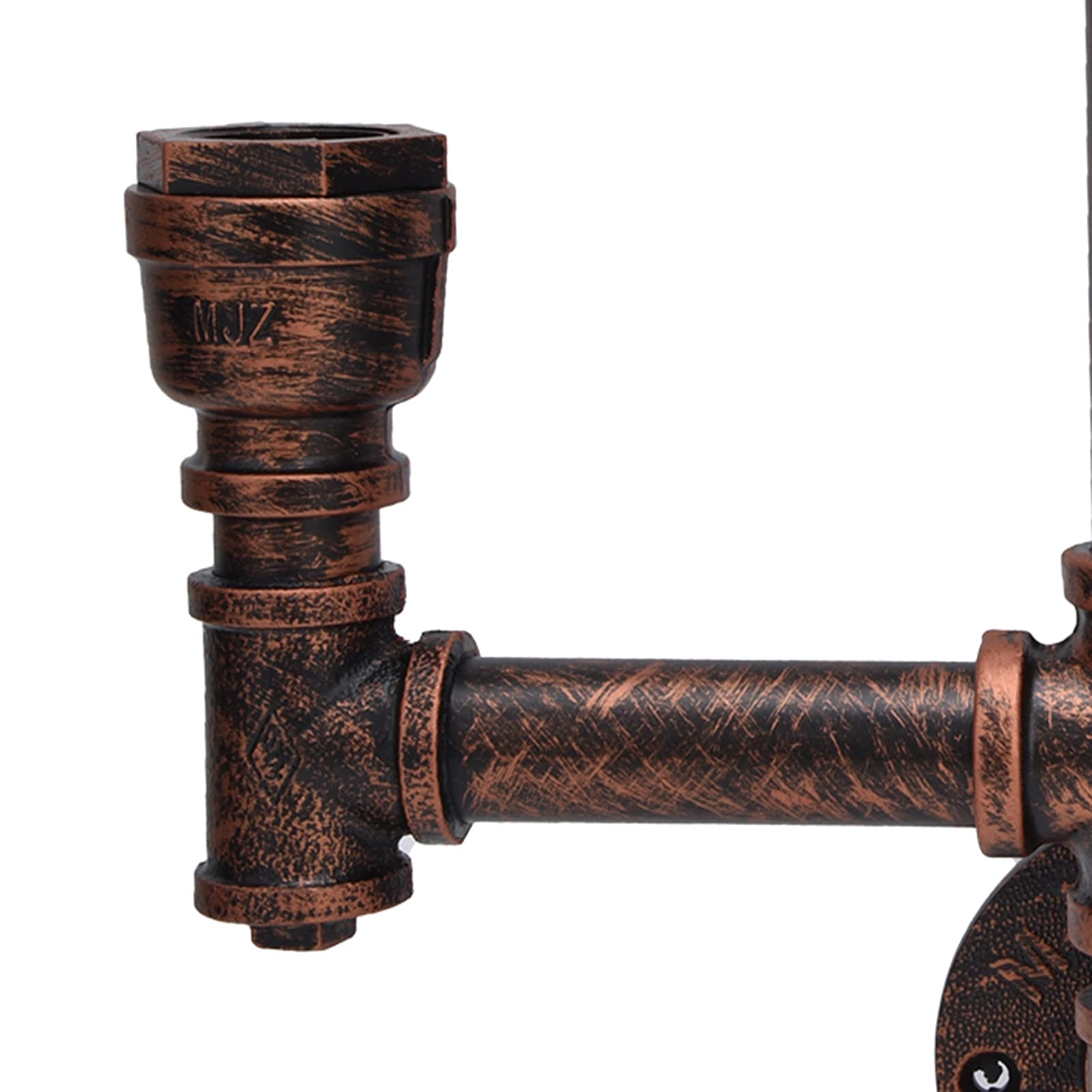 YWBL-WH Lampada da Parete Steampunk a Doppia Testa, Applique in Tubo di