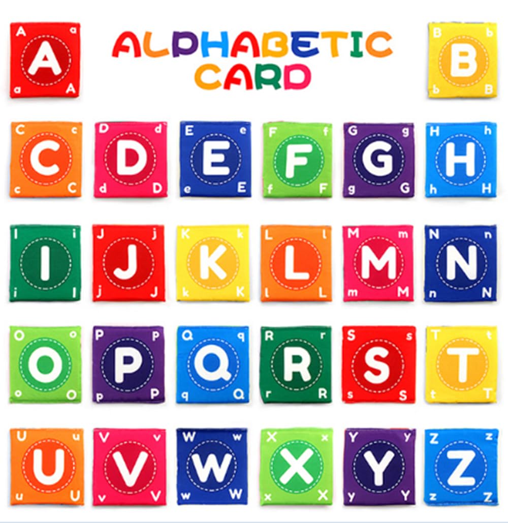 Early Childhood Enlightenment Book Letters, 2025 New Soft Alphabet Cards, Early Childhood Enlightenment Book Baby Soft Alphabet Cards, Creative Soft Alphabet Flash Cards, Washable (Number,2Set)