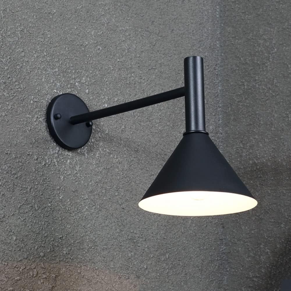 HYJAUSXB Wall Lamps Sconces Outdoor Sconce Exterior Gooseneck Barn Light Fixture with 19.7in Long Extension Arm IP54(Gray)