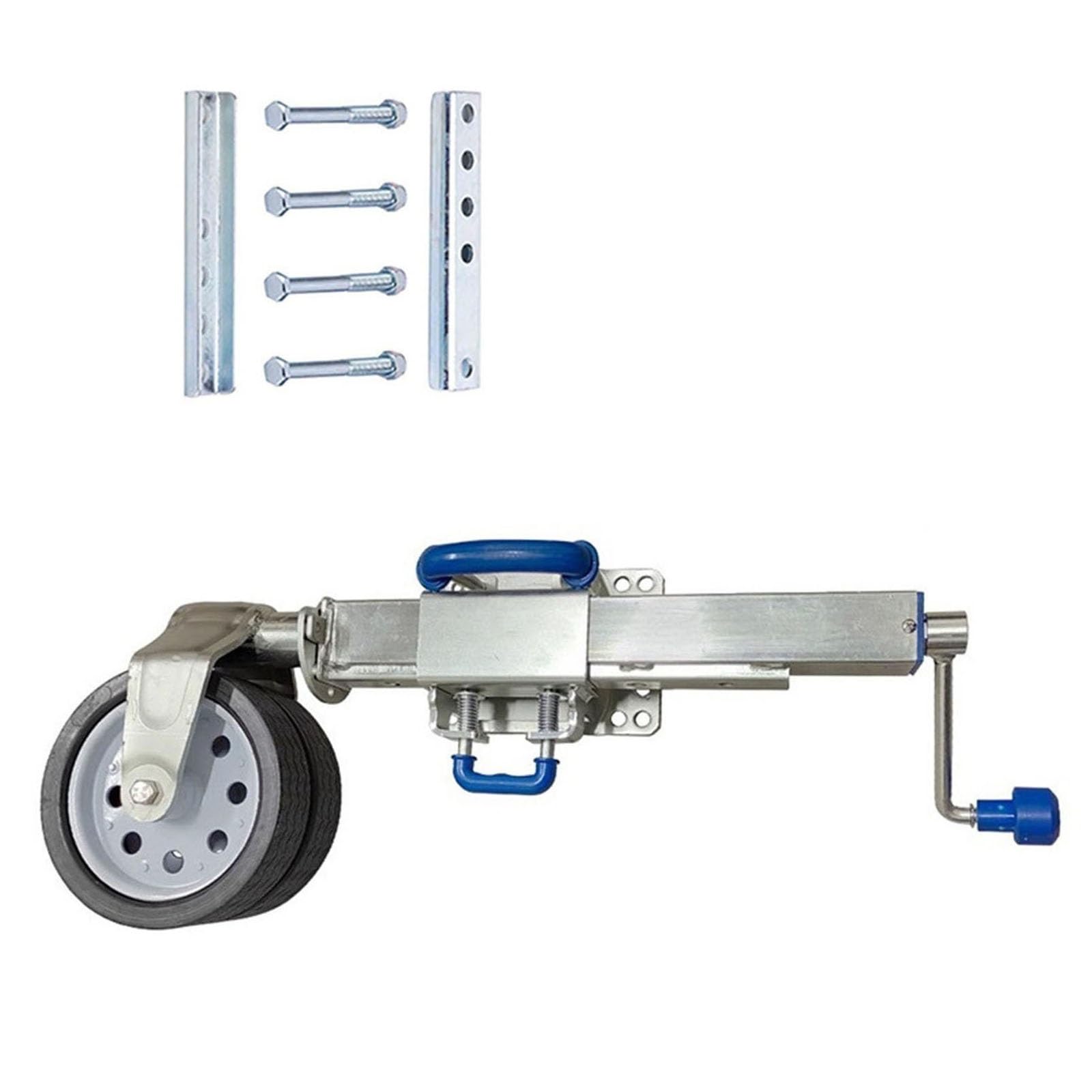 Podnośnik Do Przyczepy - 360°, Wytrzymały, 20 Cm, Podwójne Koło Prowadzące, Podnośnik Do Przyczepy Z Obrotowym Podnośnikiem, Udźwig 760 Kg, Wytrzymały, Morski,760kg/1675lb