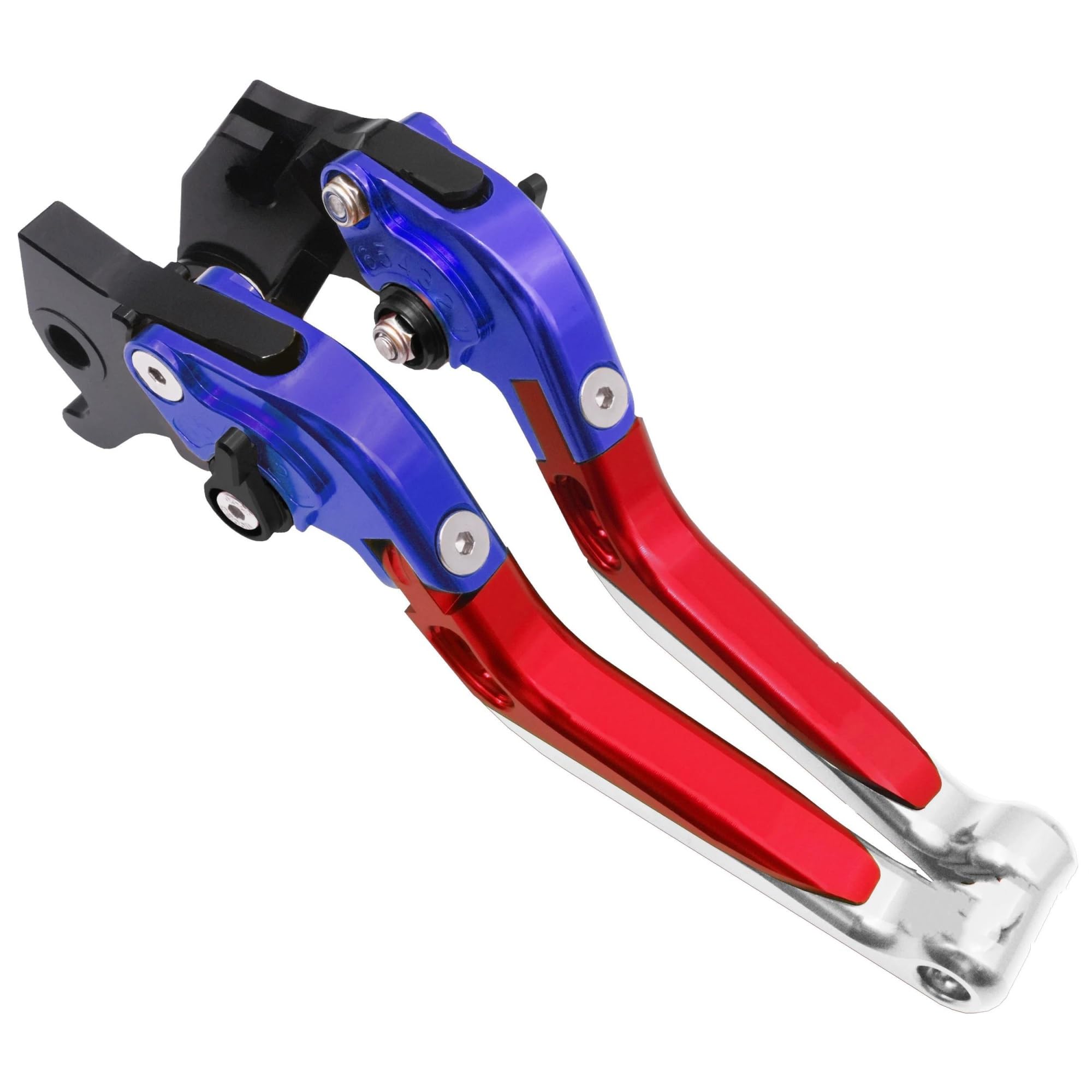 GIMEGIOYLY for CB1000R for CB 1000R for CB 1000 R Brake Clutch Lever Adjustable Folding Lever Clutch Lever Brake Lever Set Clutch Brake Lever Handle(BU RD SR-BK)