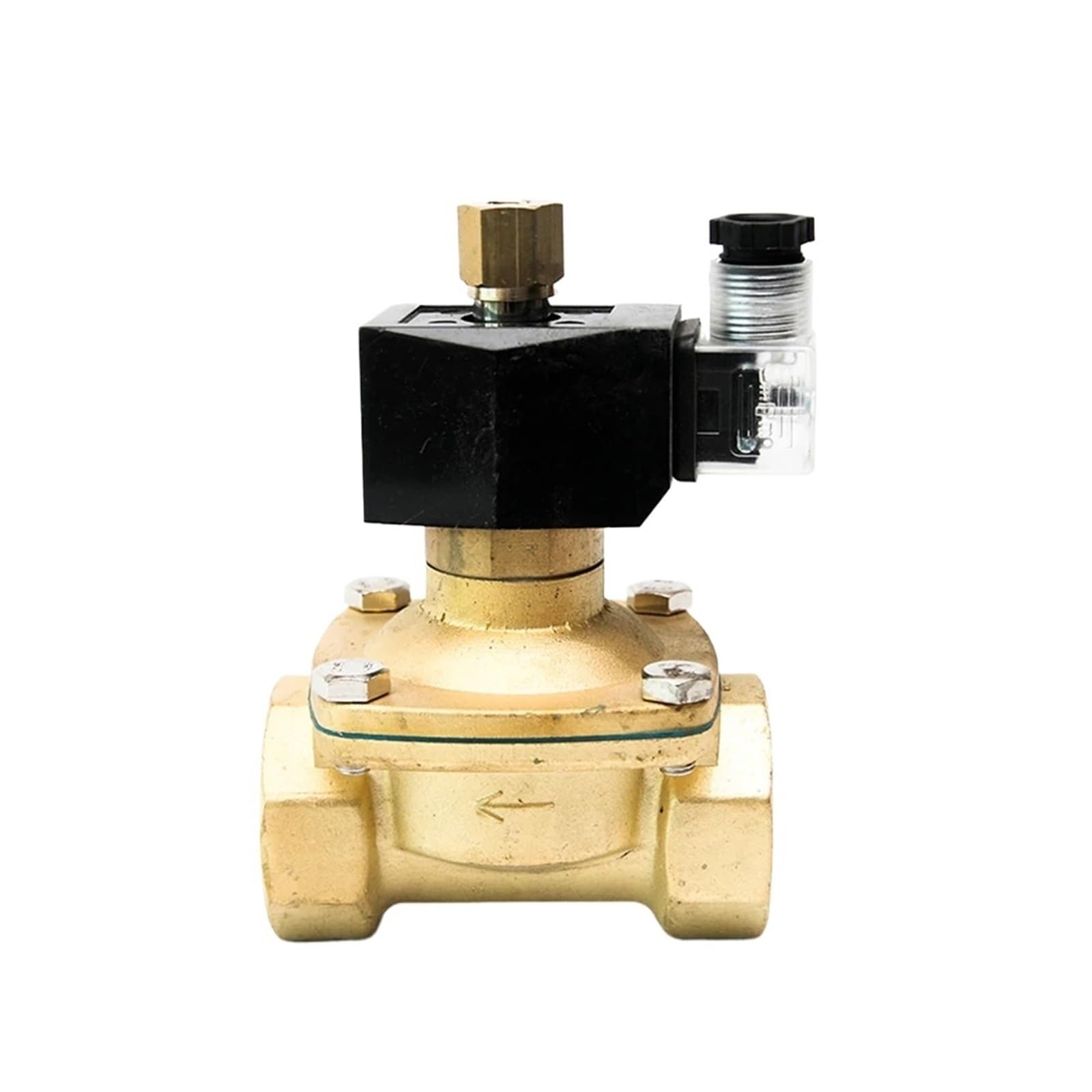 DN40 Normally Open Brass Gas Water Solenoid Valve(24VDC)