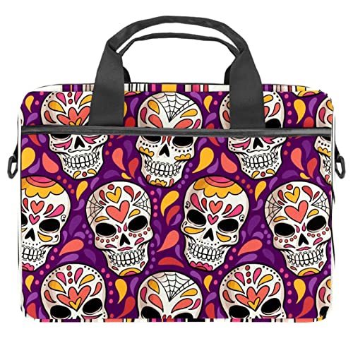 Sacoche PC 13 à 14 pouces pour aller au bureau : le sac ordinateur Jour des morts stylé