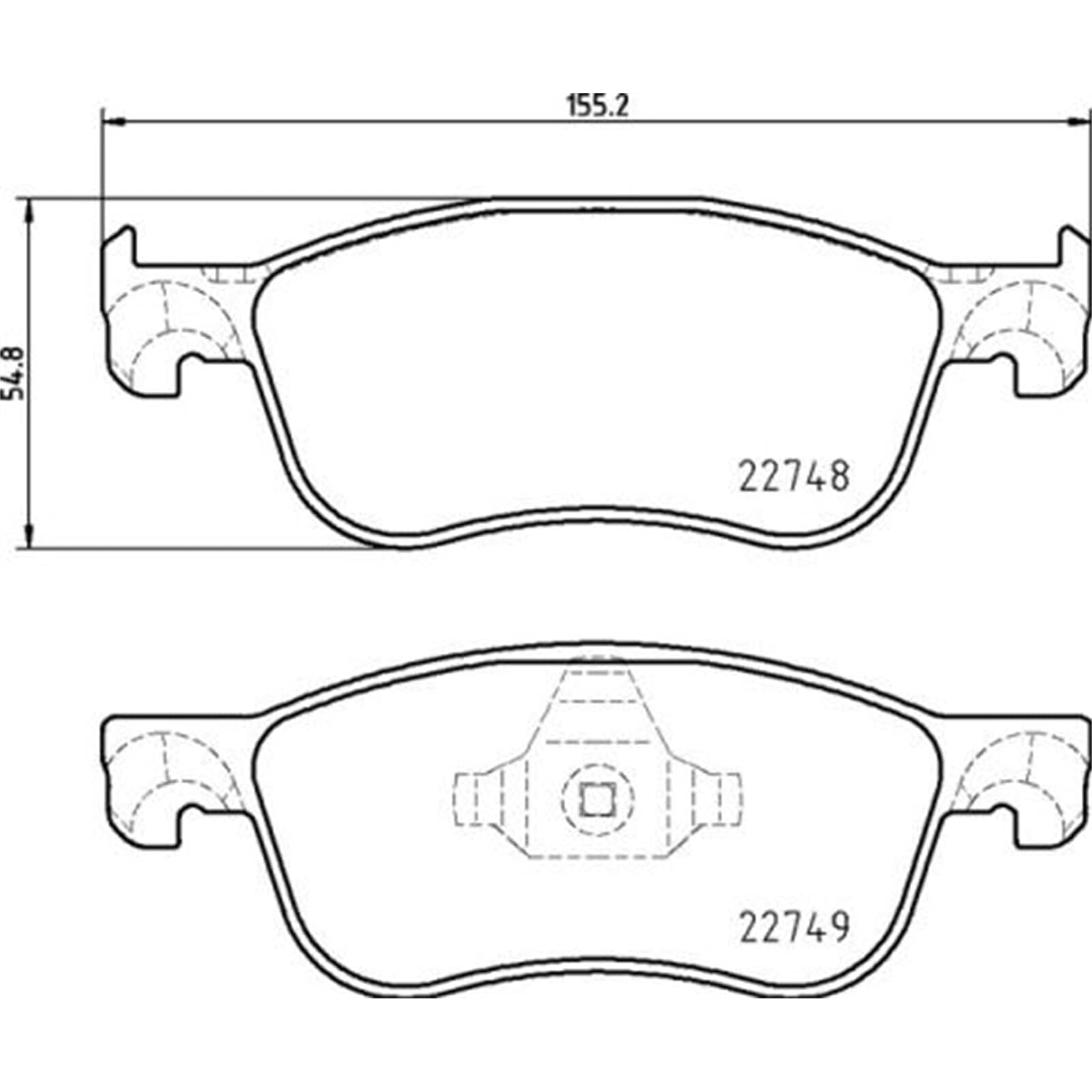 BREMBO Kit pastiglie freno, Freno a disco P24210 Compatibile con: FORD FIESTA VII