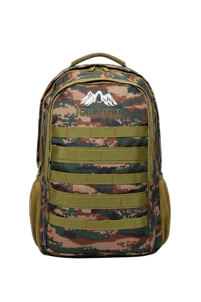 40L Hiking Backpack with Shoe Compartment, Water-Resistant Rucksack, for Trekking, Camping, 2 Main Compartment, 2 Pockets (Style-4)-image-11