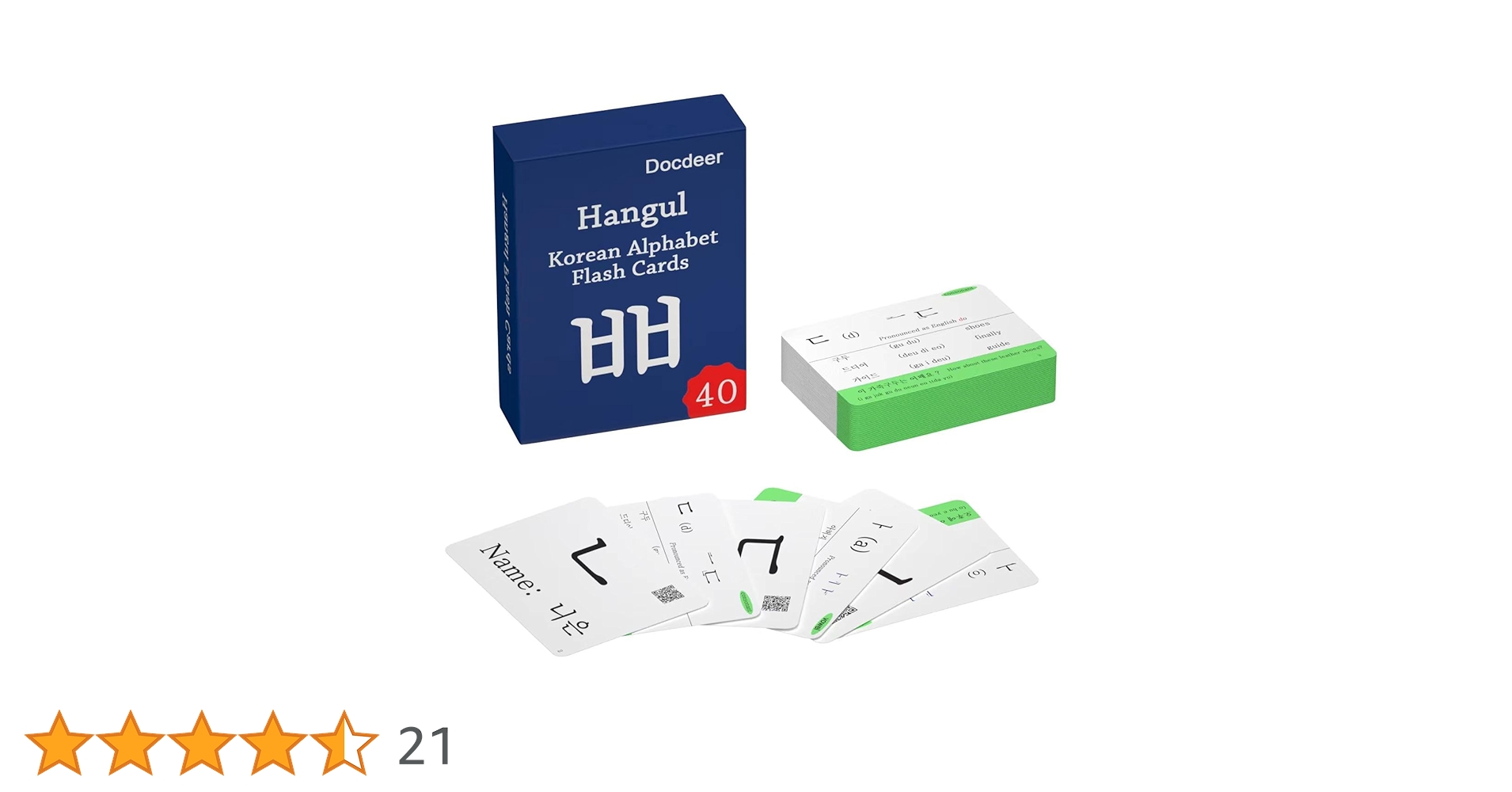한글 읽기 카드 유아용 韓国語読みカード 幼児向け 한글 읽기