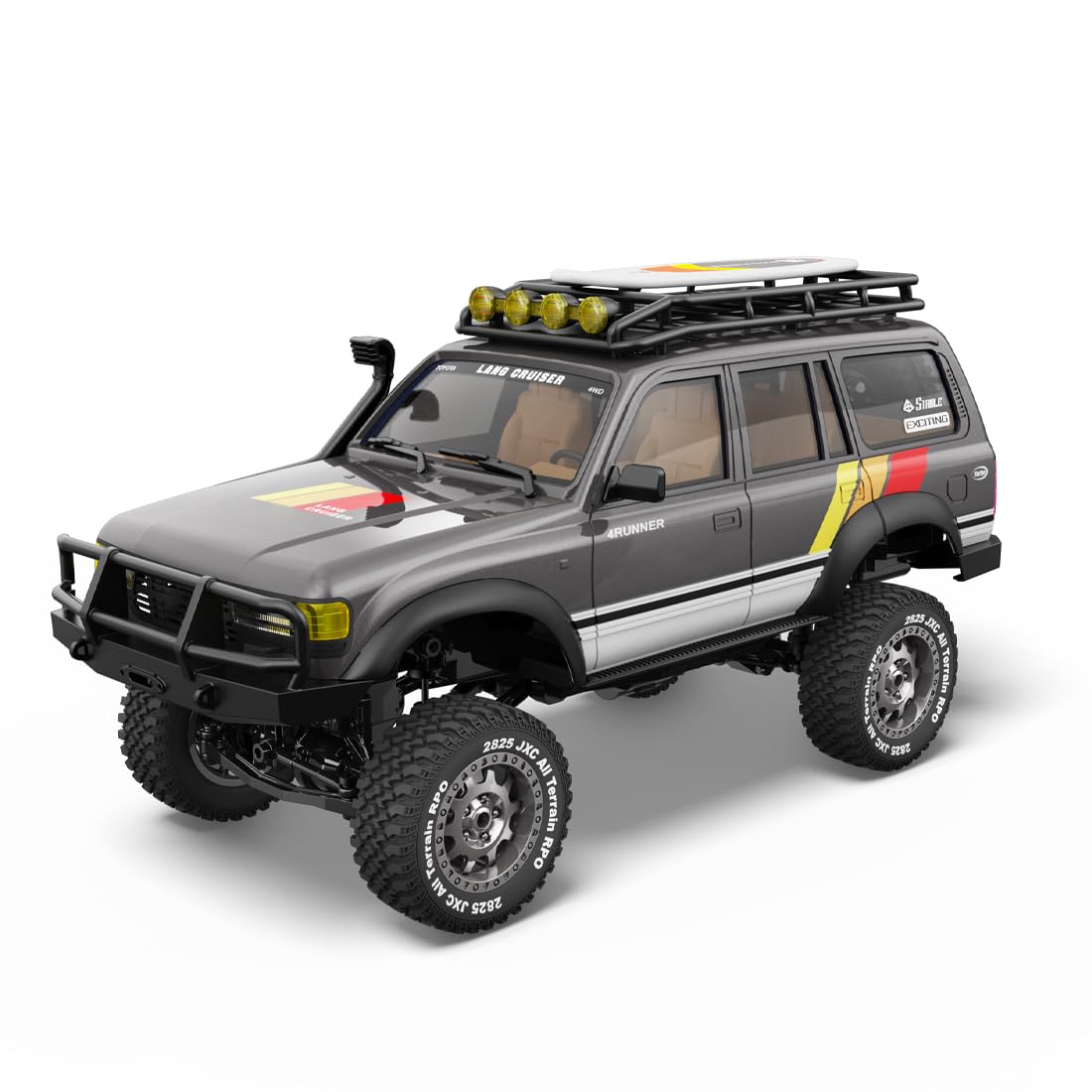 Crawler RC Crawler a escala 1/12 con motor 370 para adultos, 2.4G 4WD All-Terrain Classic Off-Road SUV diseño RC coche de escalada, para entusiastas
