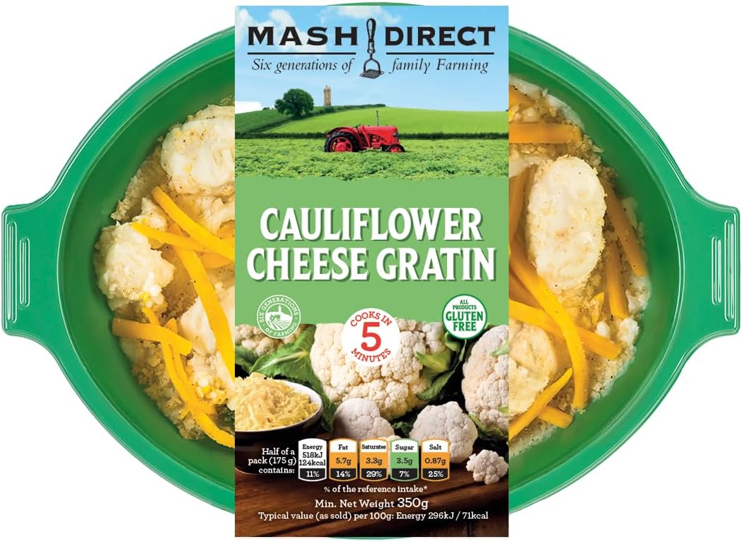 Mash Direct Cauliflower Cheese Gratin, 350g