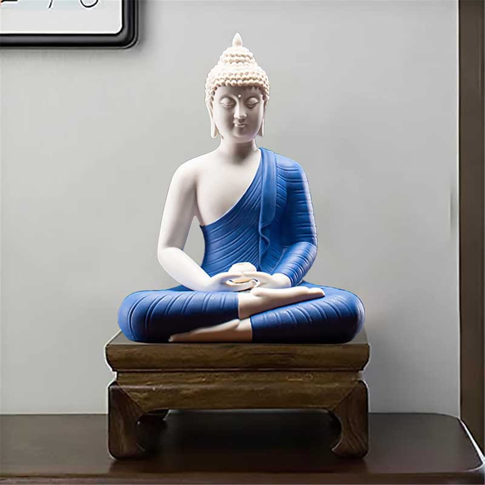 石仏 石像 如意観音 供養 祈福 禅意 客間 玄関 卓上 装飾品 工艺品置物 楽天市場】インテリア 雑貨 置物 Standard 伝如意輪観音(でん