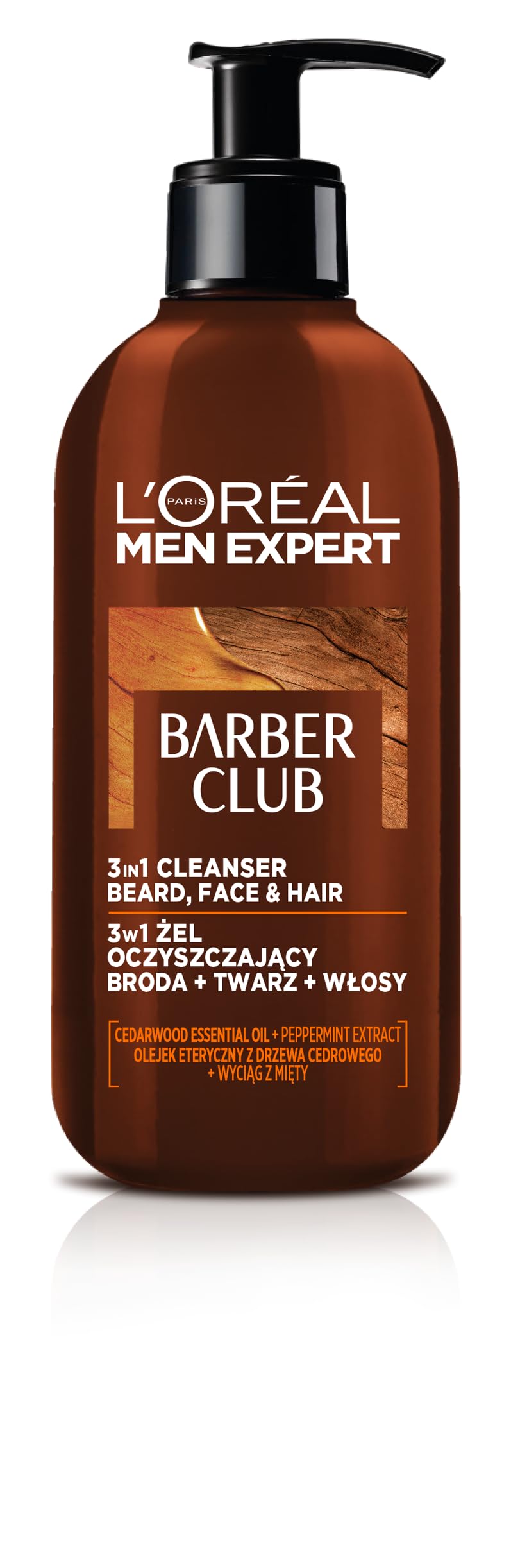 L'Oréal Paris Men Expert Barber Club Żel myjący Broda + Twarz + Włosy, 200 ml