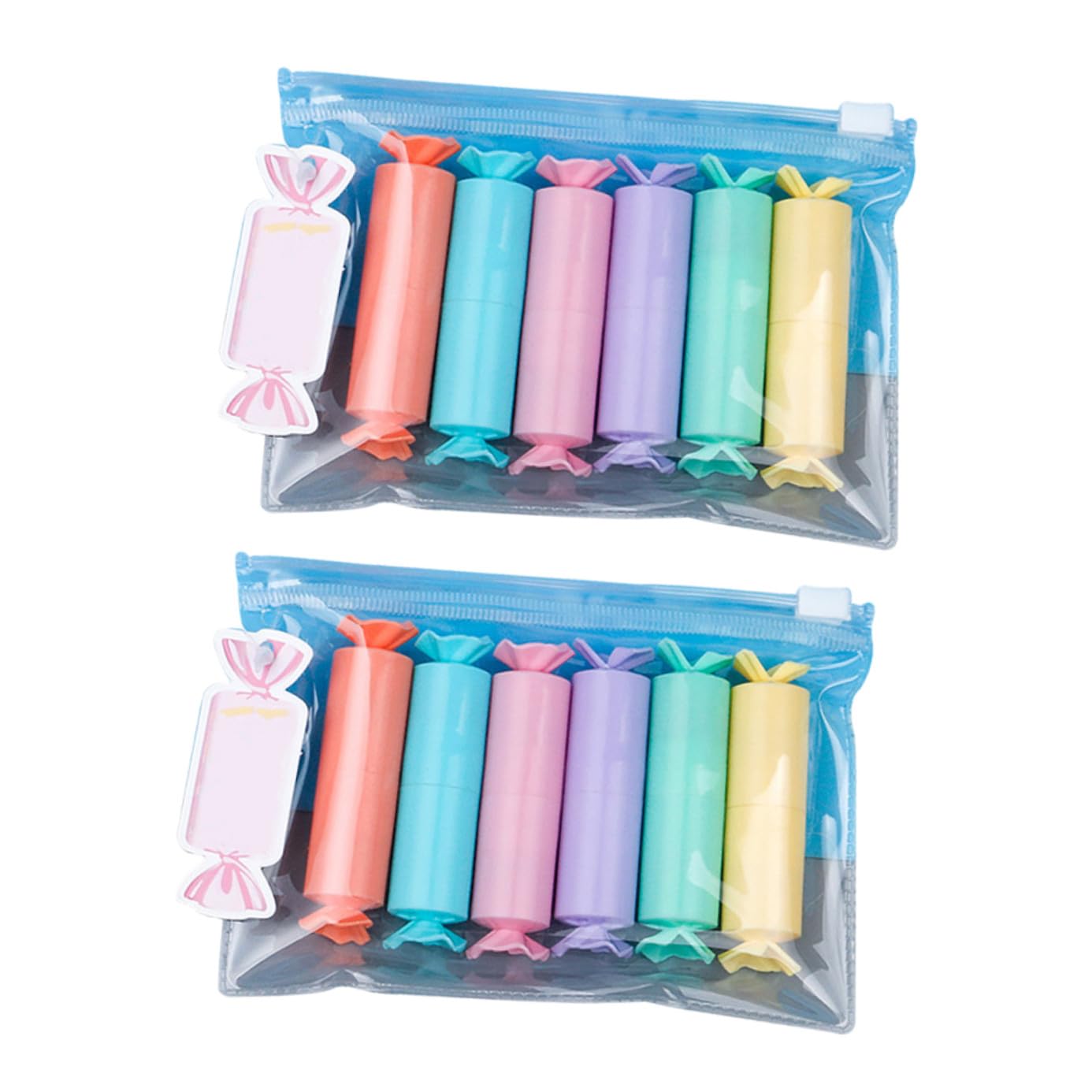 SHINEOFI 36pezzi Evidenziatori Colorati Forma Di Caramella Da Penne Decorative Per Disegno e Graffiti Asciugatura Rapida Per Scuola e Ufficio