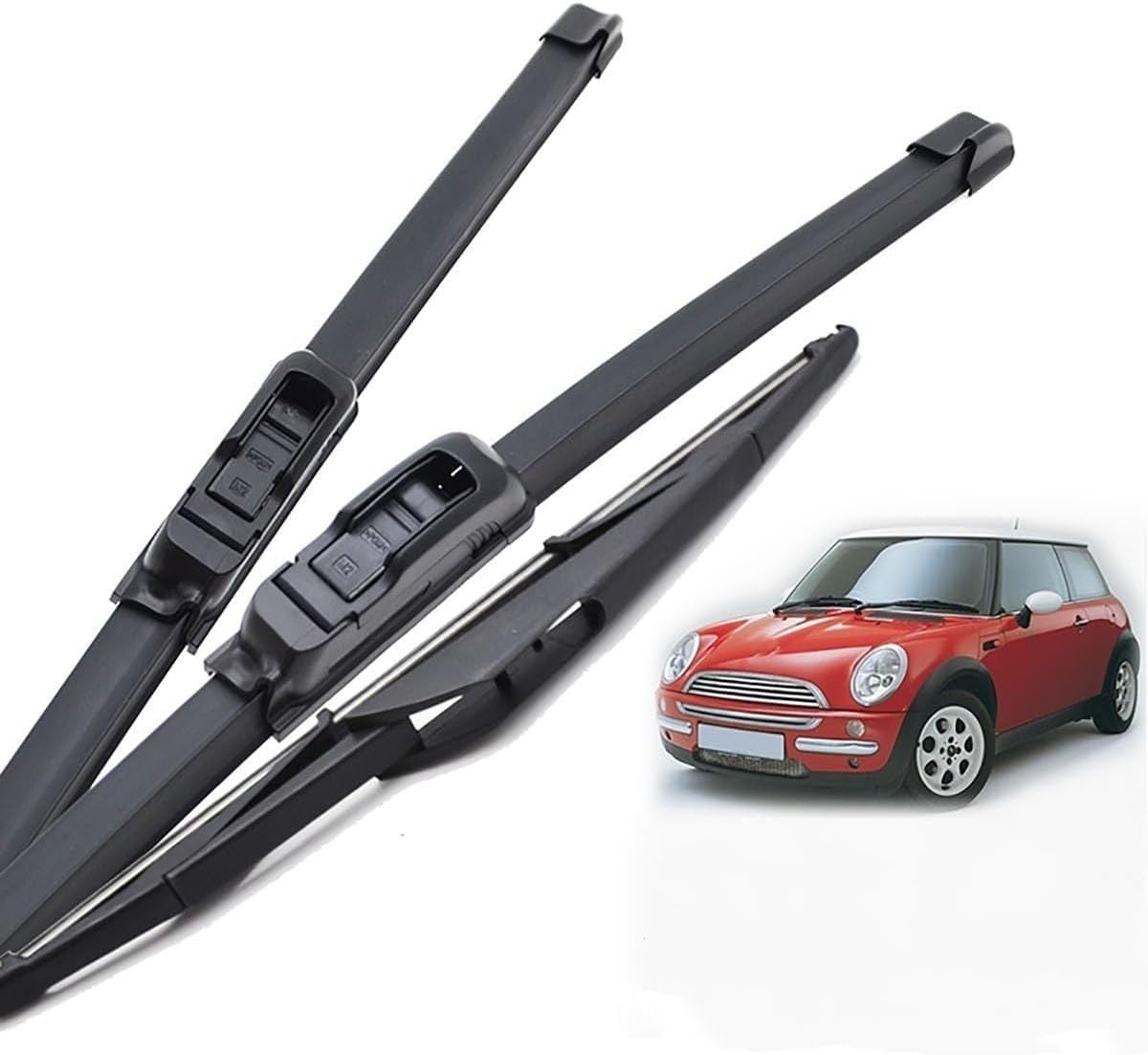 MadongJ Windshield Windscreen Wiper Blades for Mini Cooper S One D Hatch R50 R53 2001 2002 2003 2004, Replacement Blades All-Weather Performance Streak-Free Windshield Wipers