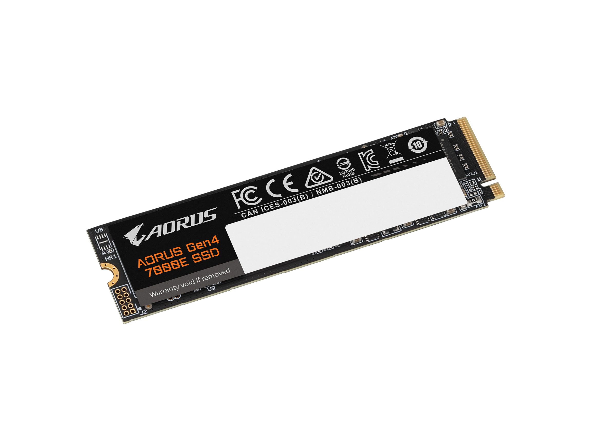 GIGABYTE AORUS Gen4 7000E - Disco Duro Interno de Estado sólido SSD PCIe 4.0 NVMe M.2 de 1 TB con Velocidad de Lectura de hasta 7100 MB/s, Velocidad de Escritura de hasta 6100 MB/s, AG470E1TB