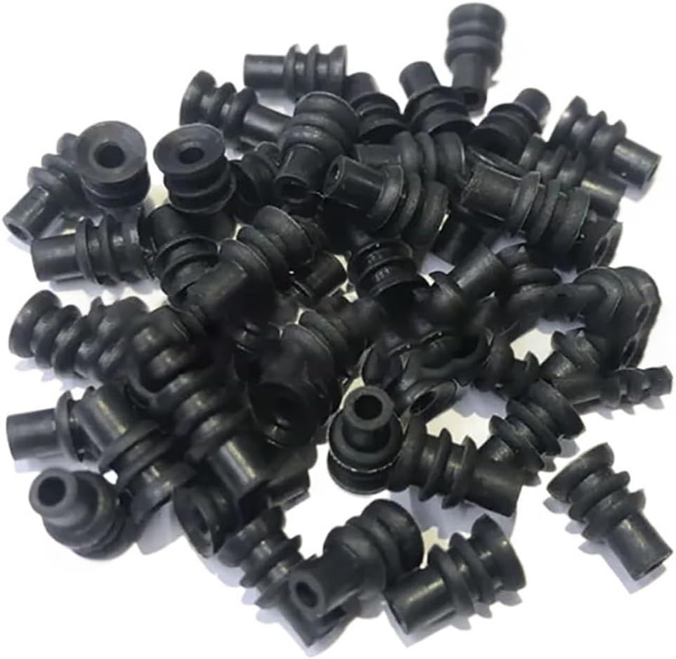 100-1000 Automotive Waterproof Plug Silicone Rubber Seal 15324973 7158-3167-80 12191221 1718705-1 7165-1198 for Auto Connector(500,100Pcs)