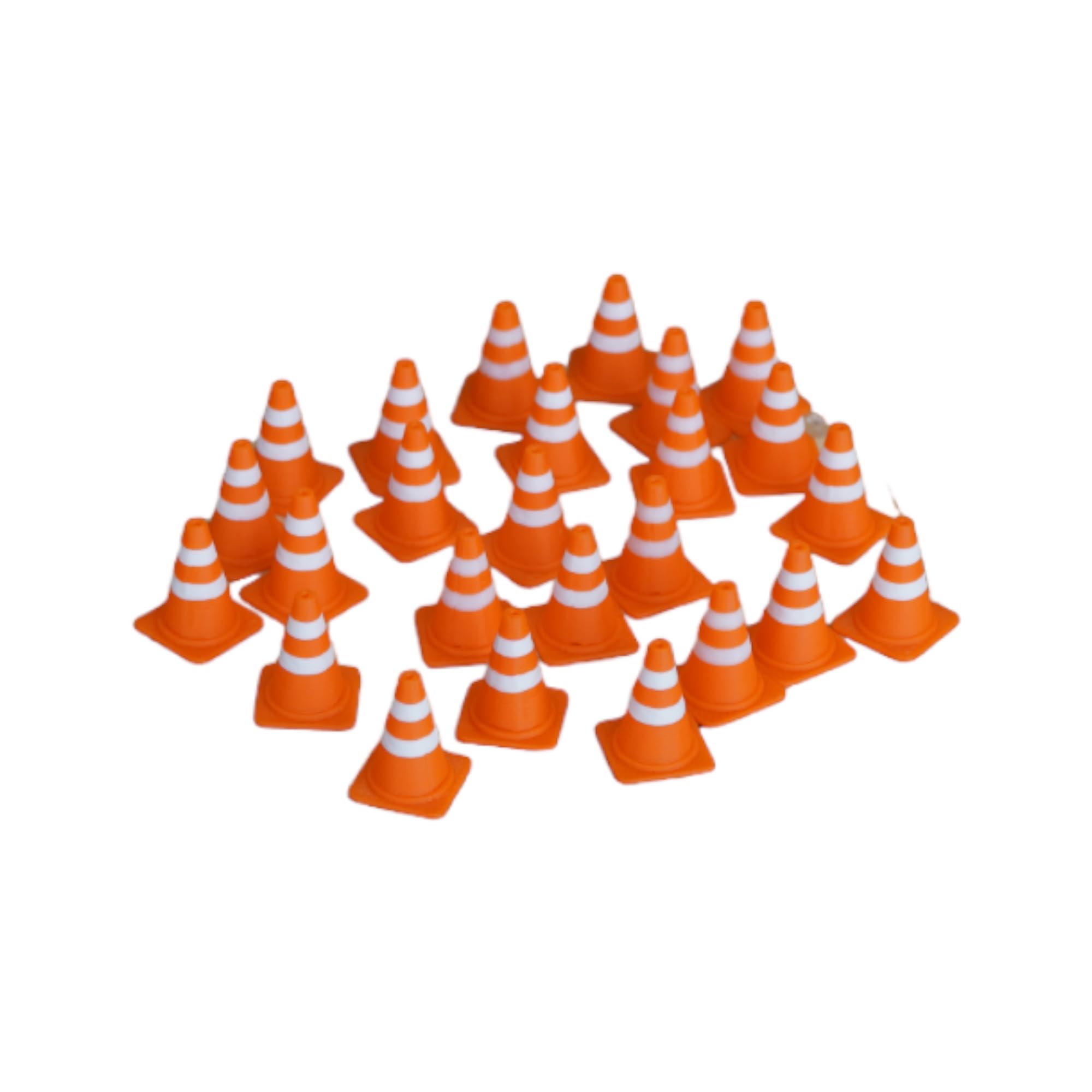1:64 Scale Traffic Cones - for Hot Wheels, Matchbox, or Other 1:64 Scale Miniature displays