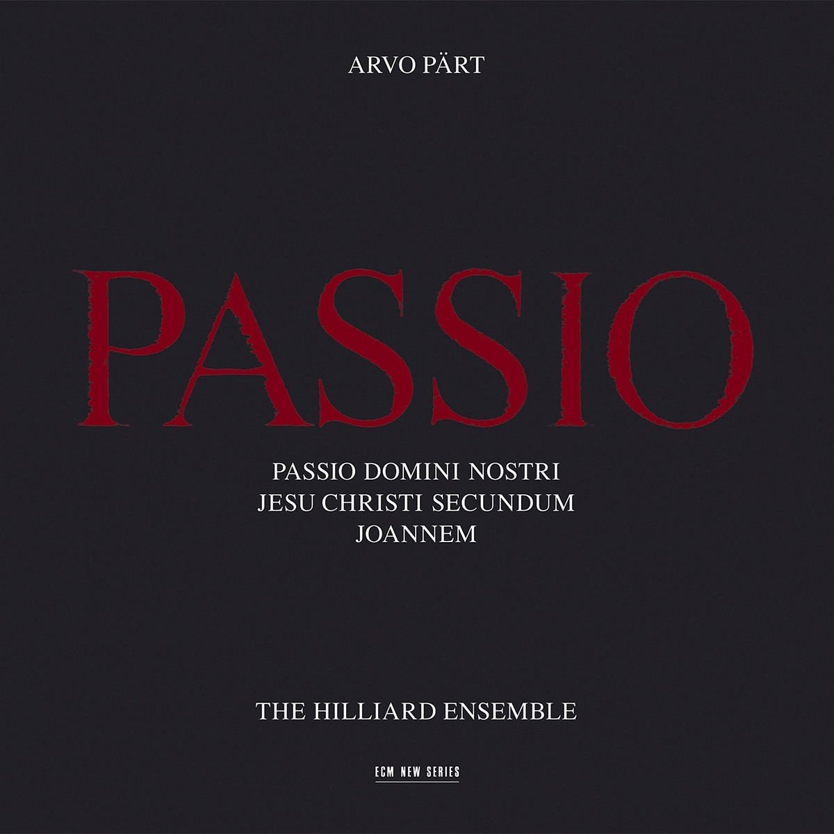Arvo Part Passio