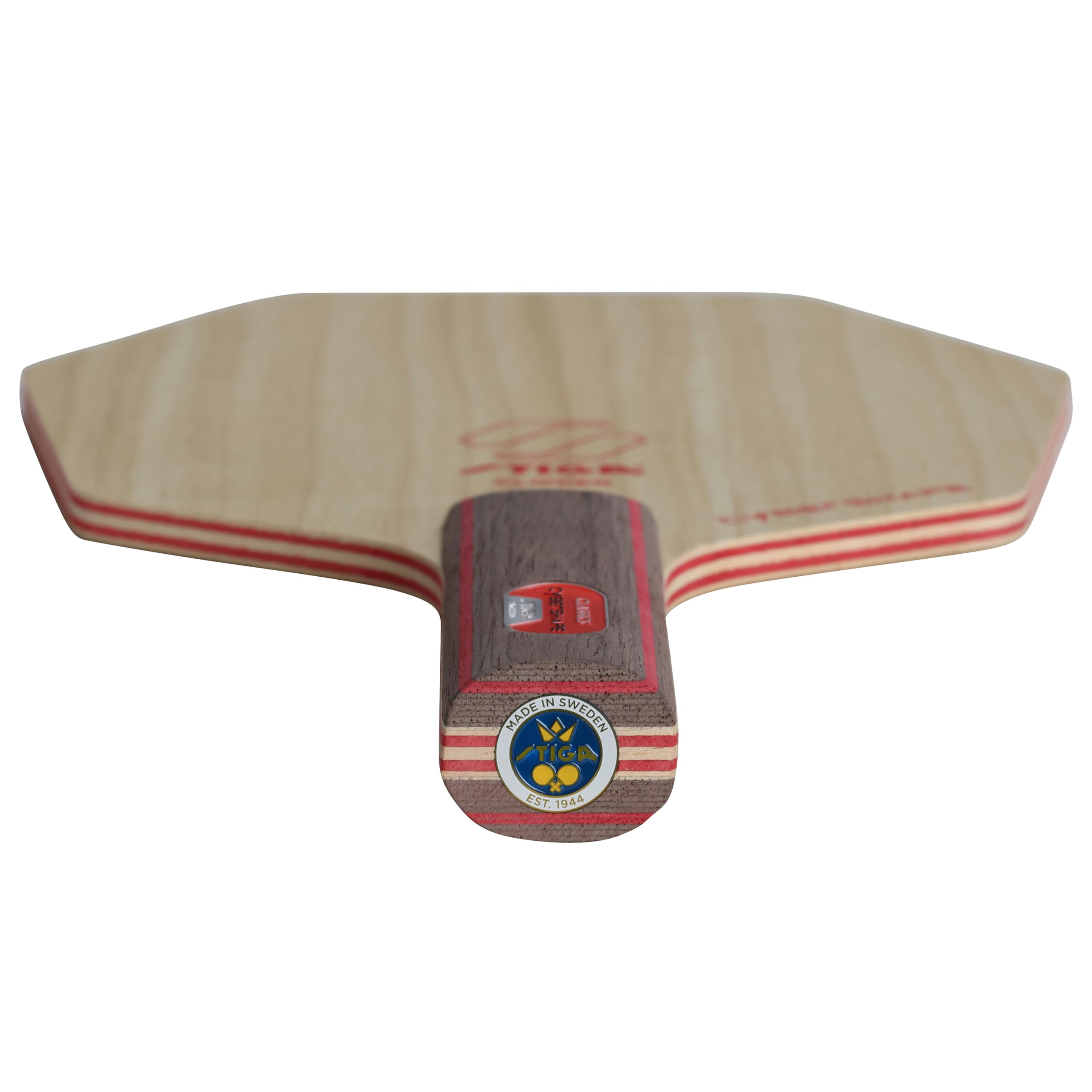 STIGA Clipper Cybershape Madera Ping Pong Ofensiva 7 Capas Mango Recto