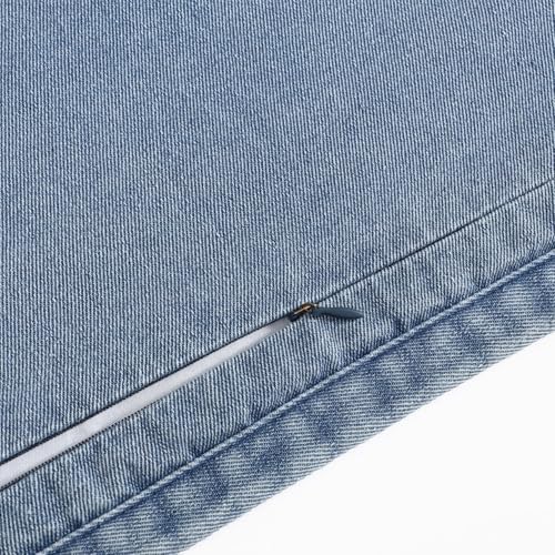 Image of Paseo Road Stonewashed Denim 3 Piece Queen Blue Western Bedding Quilt Set