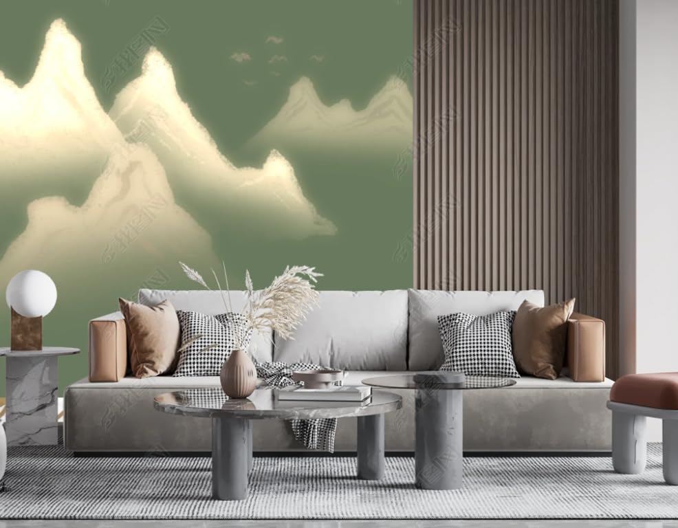 Papier peint intissé paysage serein poster géant mural salon et chambre 400x280 cm - 3