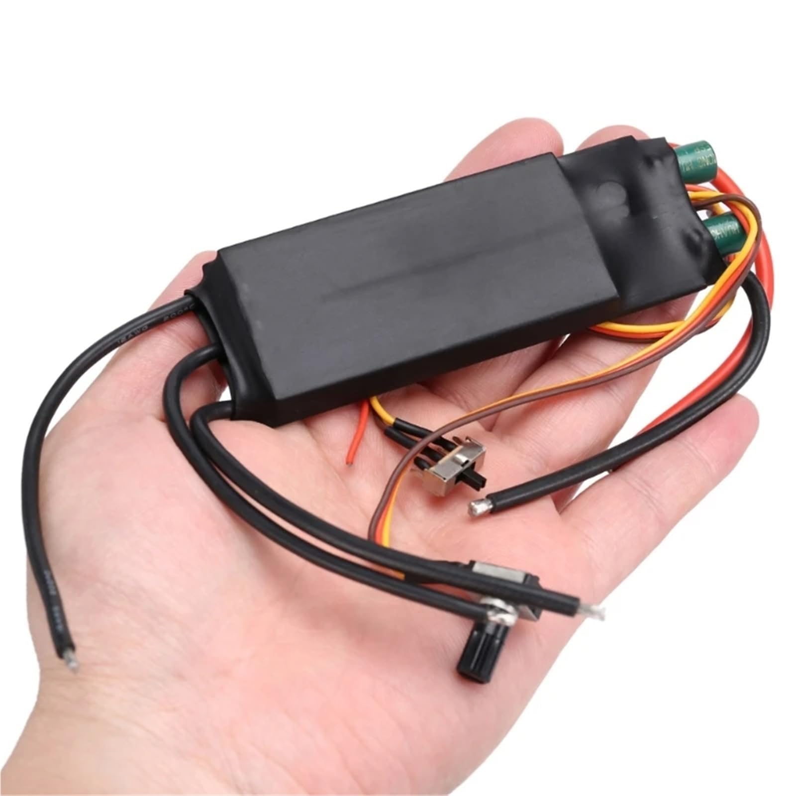 para 1000W BLDC Tablero De Controlador Sin Escobillas Trifásico con Interruptores Marcha Atrás Potenciómetro Regulación Velocidad Actualizaciones RC