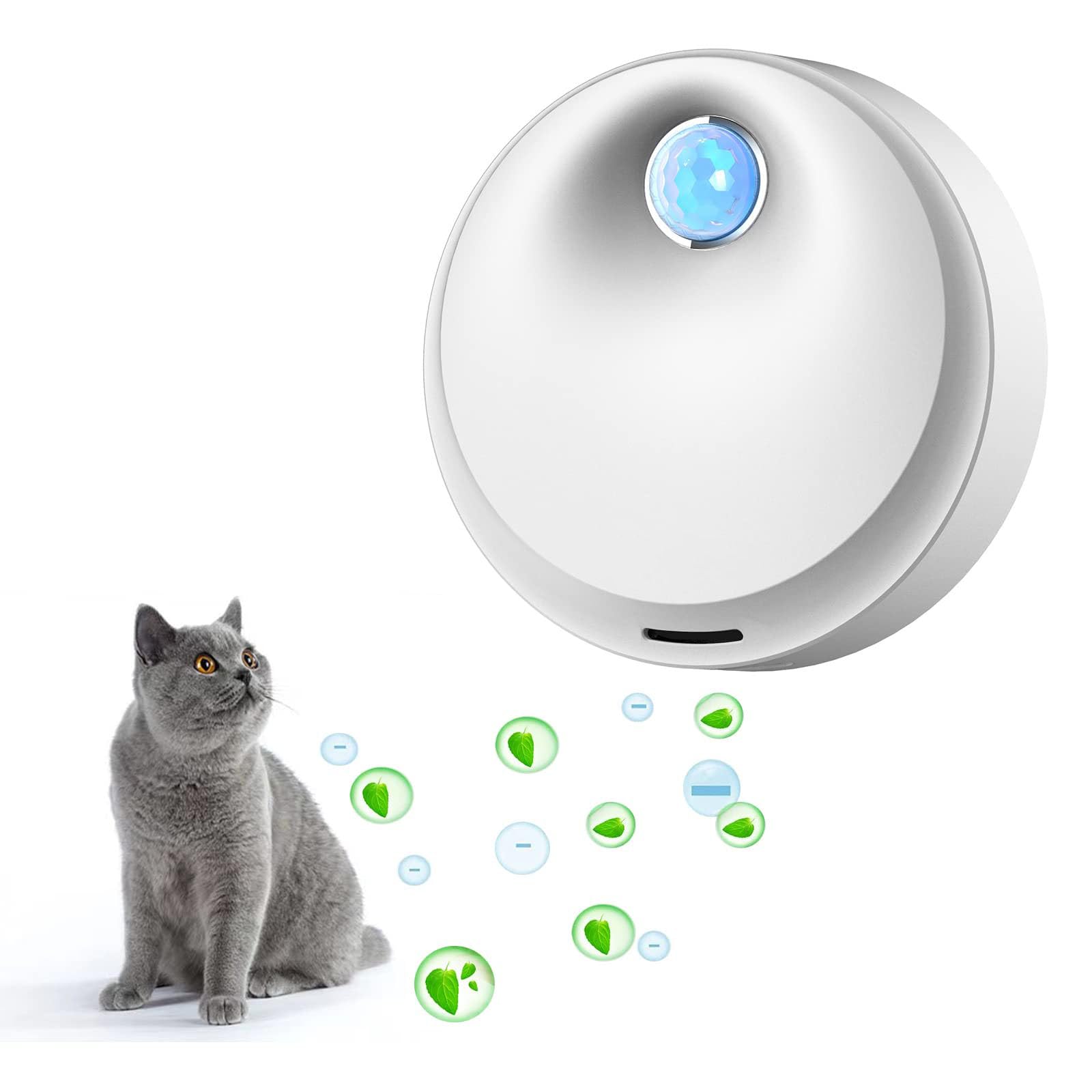 Cat Litter Deodorizer - Litter Box Odor Eliminator for All Kinds of Cat Litter Box Pets Room Wardrobe Kitchen Shoe Cabinet Toilet and Small Area Smart Deodorization Dust-Free