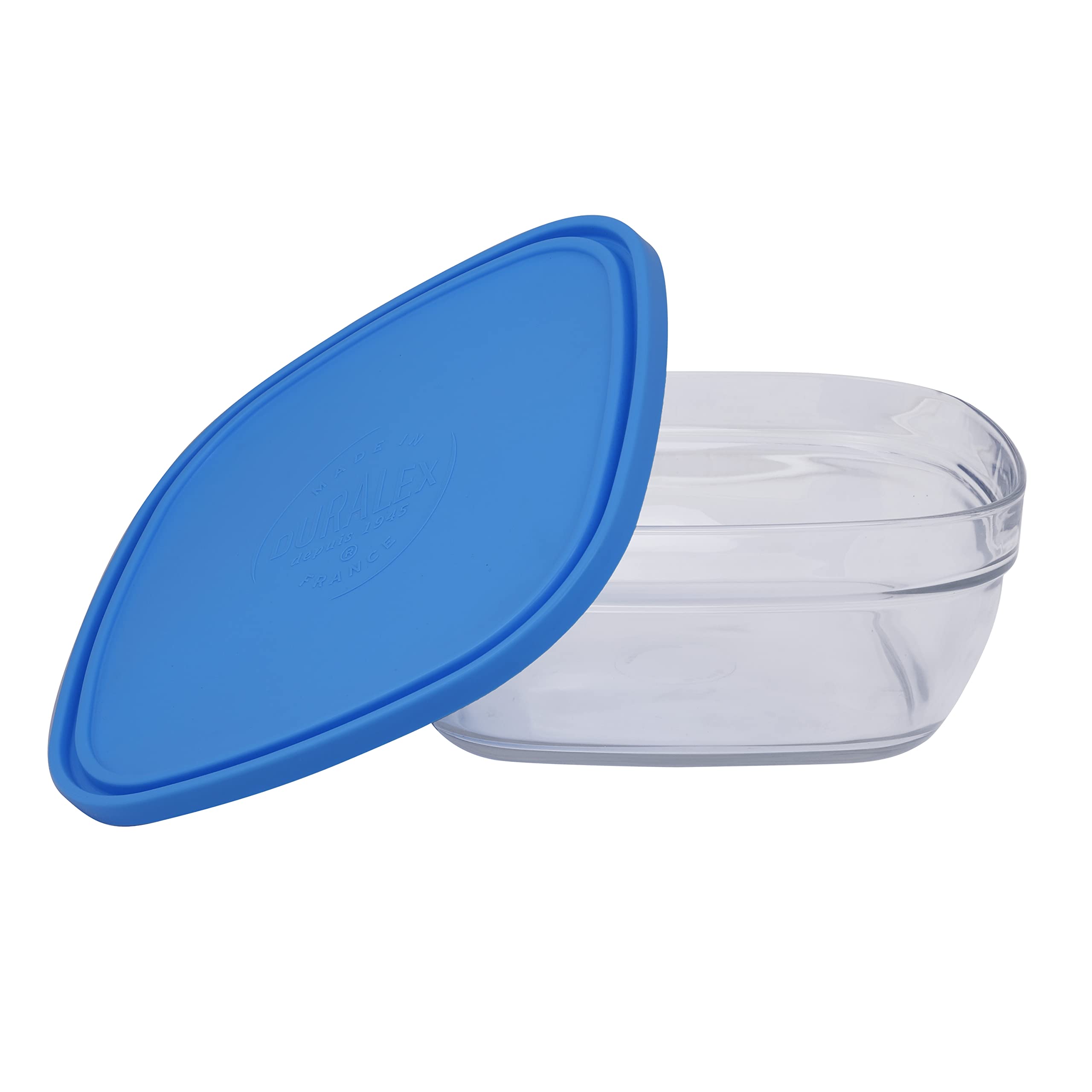 Duralex Freshbox Clear Square with Blue Lid 3.1 ltr Pack of 2 4
