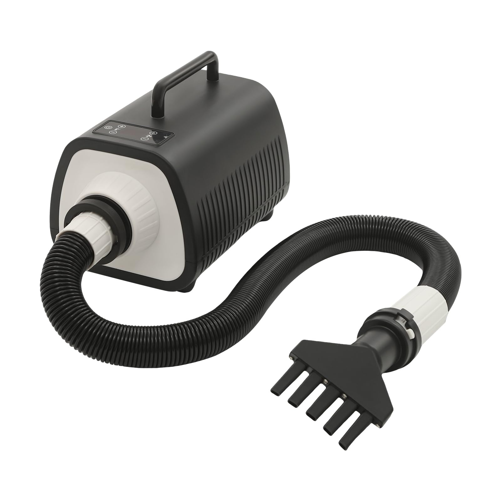 Sèche-cheveux pour animaux de compagnie 2100 W - Accessoire pour chien et chat - Avec température réglable - Vitesse réglable - Pour la maison, le salon - Facile à déplacer - Flexible