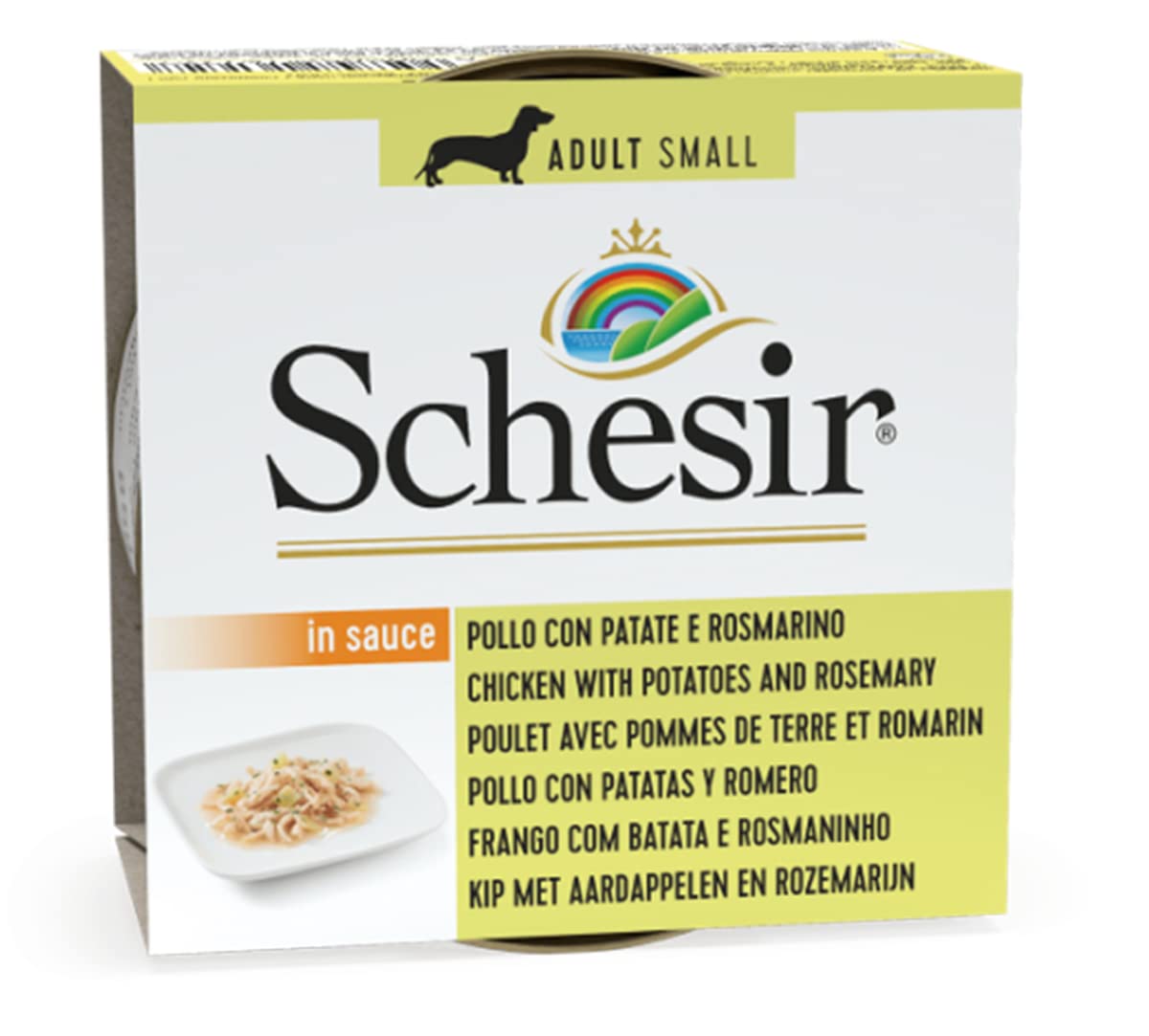 SchesirDog Wet Food Can-Chicken with Potatoes and Rosemary Weight - 85g