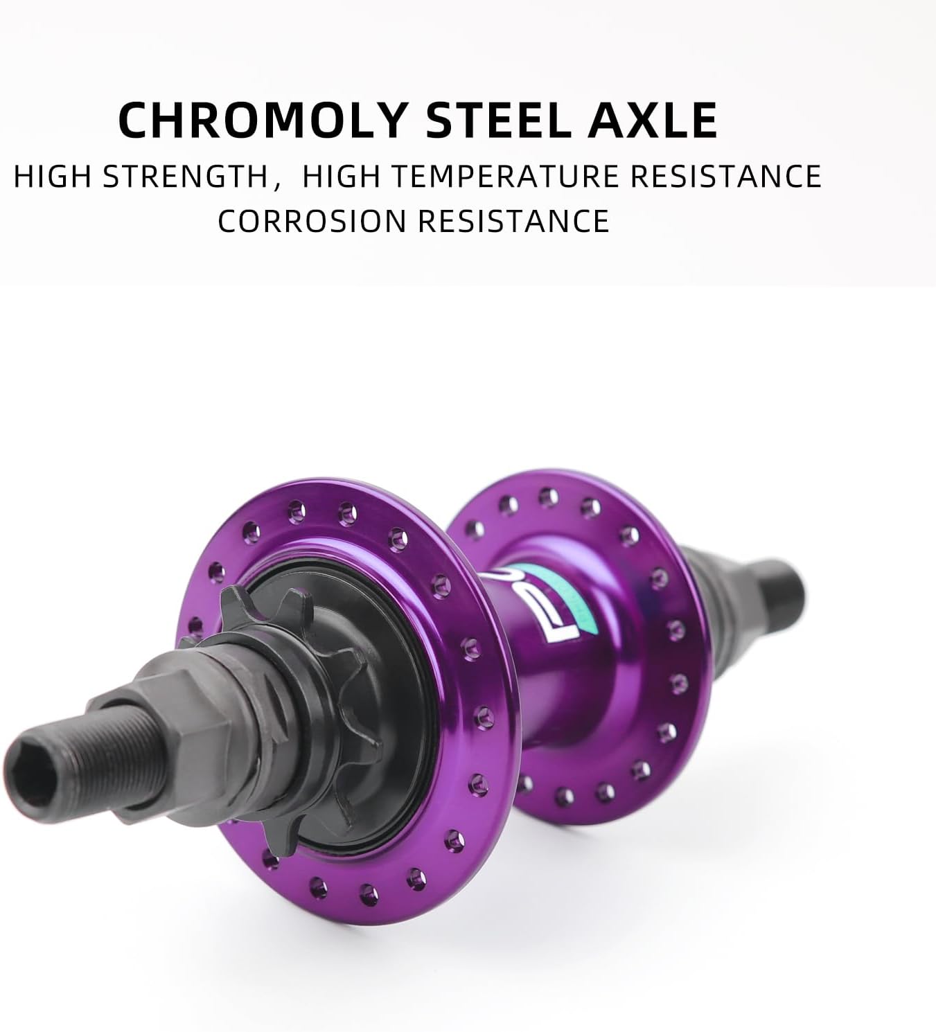 BMX Front & Rear Hub Set 9T Cassette Hub Loud 120-Click Engagement 110mm Spacing M14 Axle RHD LHD Street BMX Bike Parts