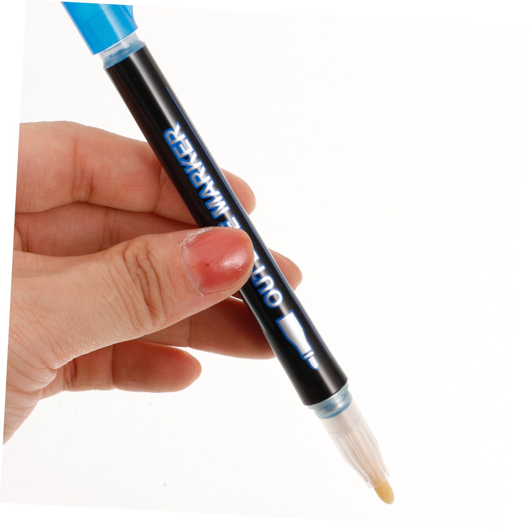 Pennarelli Glitter 24 Pezzi in Plastica, Doppio Contorno per Disegno