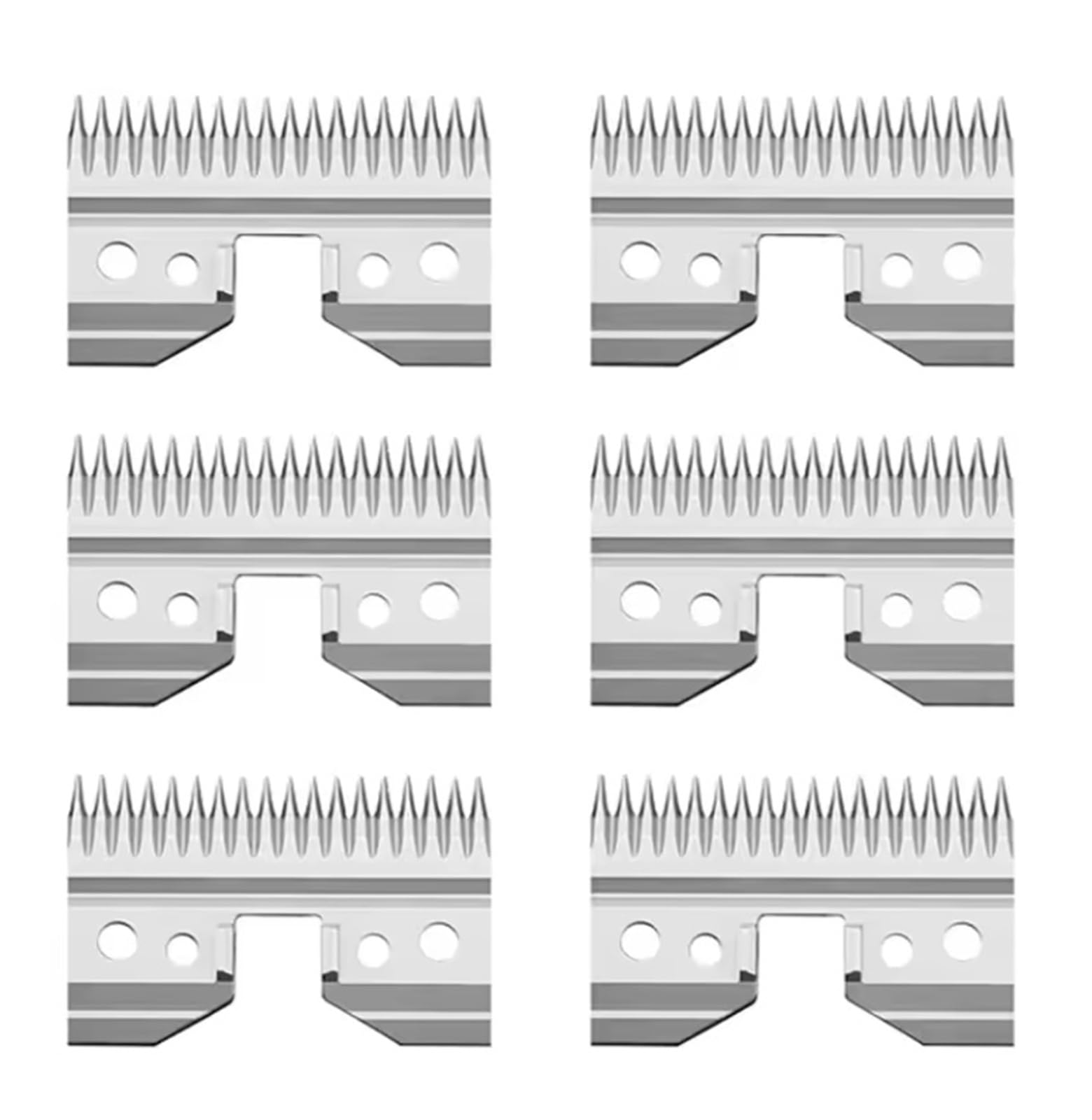 Compatible con Andis, Compatible con Oster, Compatible con Wahl, Cuchilla | Cuchilla De Metal De Repuesto, , , Alimentación Rápida A5, , Cuchilla Cortapelos for Perros Y Mascotas(6 pcs Steel blade)
