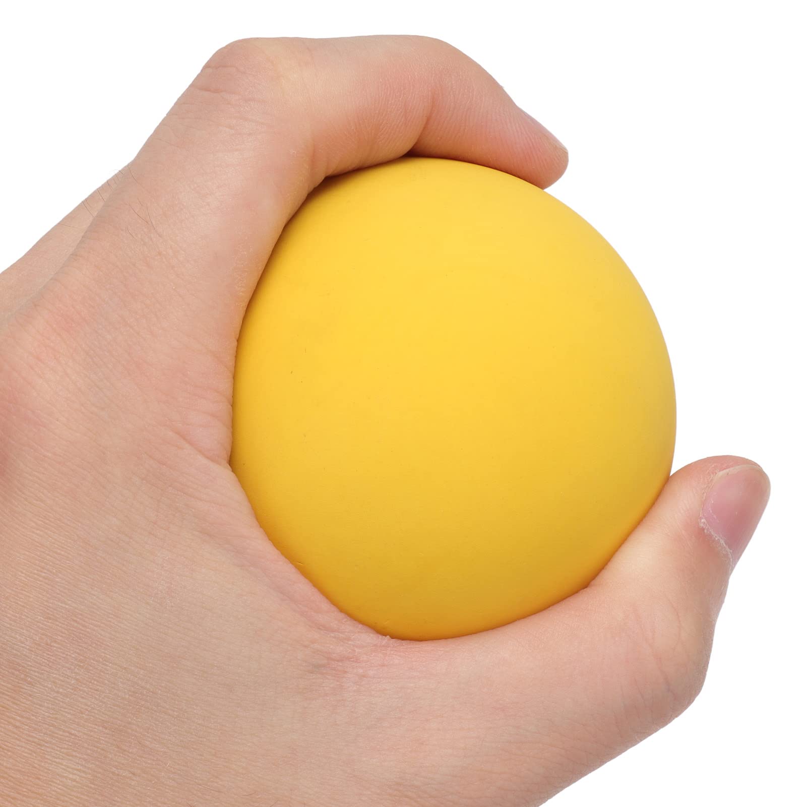 Balle Murale de 6 cm, Multiusage Facile à Saisir 5 Pcs Balle Rebondissante de 6 cm en Caoutchouc Léger pour Piscines pour Enfants Bleu, Jaune, Orange