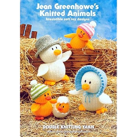 Jean Greenhowe Knitting Pattern Book for Animals Cover