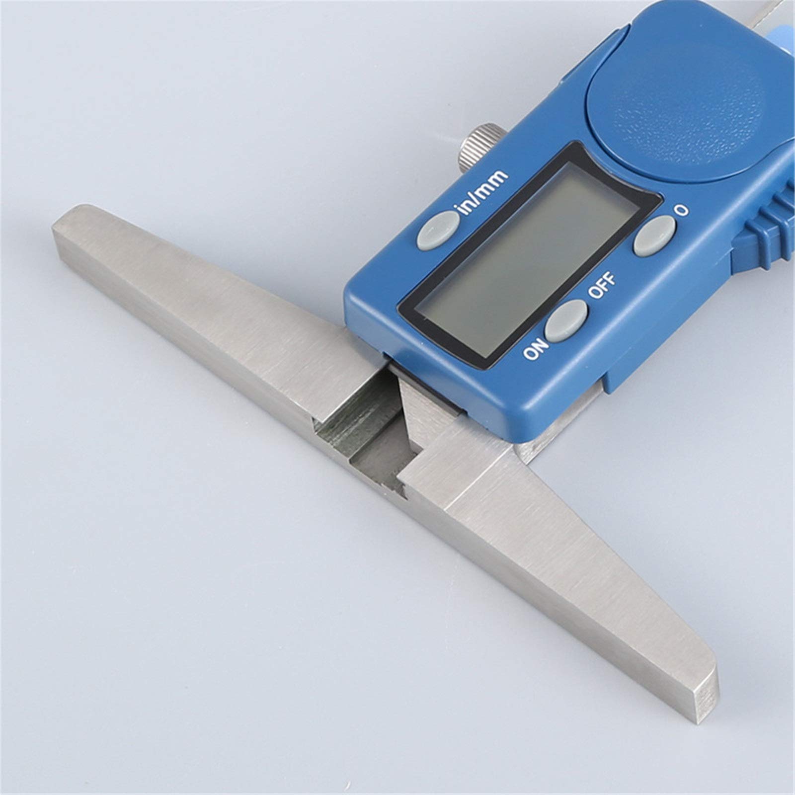 RajoNN Pied à Coulisse Numérique Outil de Mesure de Pied à Coulisse Numérique avec Pied à Coulisse Électronique Mesures Fractionnelles de Précision (Couleur : Acier Inoxydable, Taille :