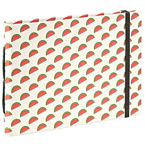 Polaroid Fotoalbum für Instax Mini (Fotobuch für ca. 20-30 Sofortbilder, Album zum einkleben und selbstgestalten) Melonen-Motiv