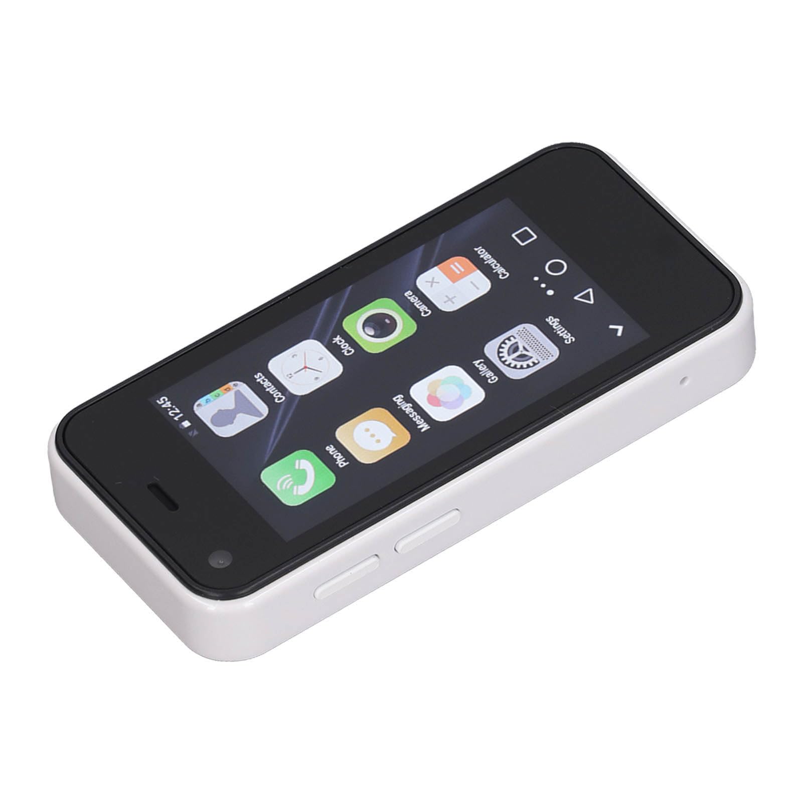 Telefon Komórkowy 2,5 Cala, Wielofunkcyjny Mini Smartfon z GPS, Czterordzeniowym WiFi, Przenośny do Codziennego Użytku (Biała Perła)