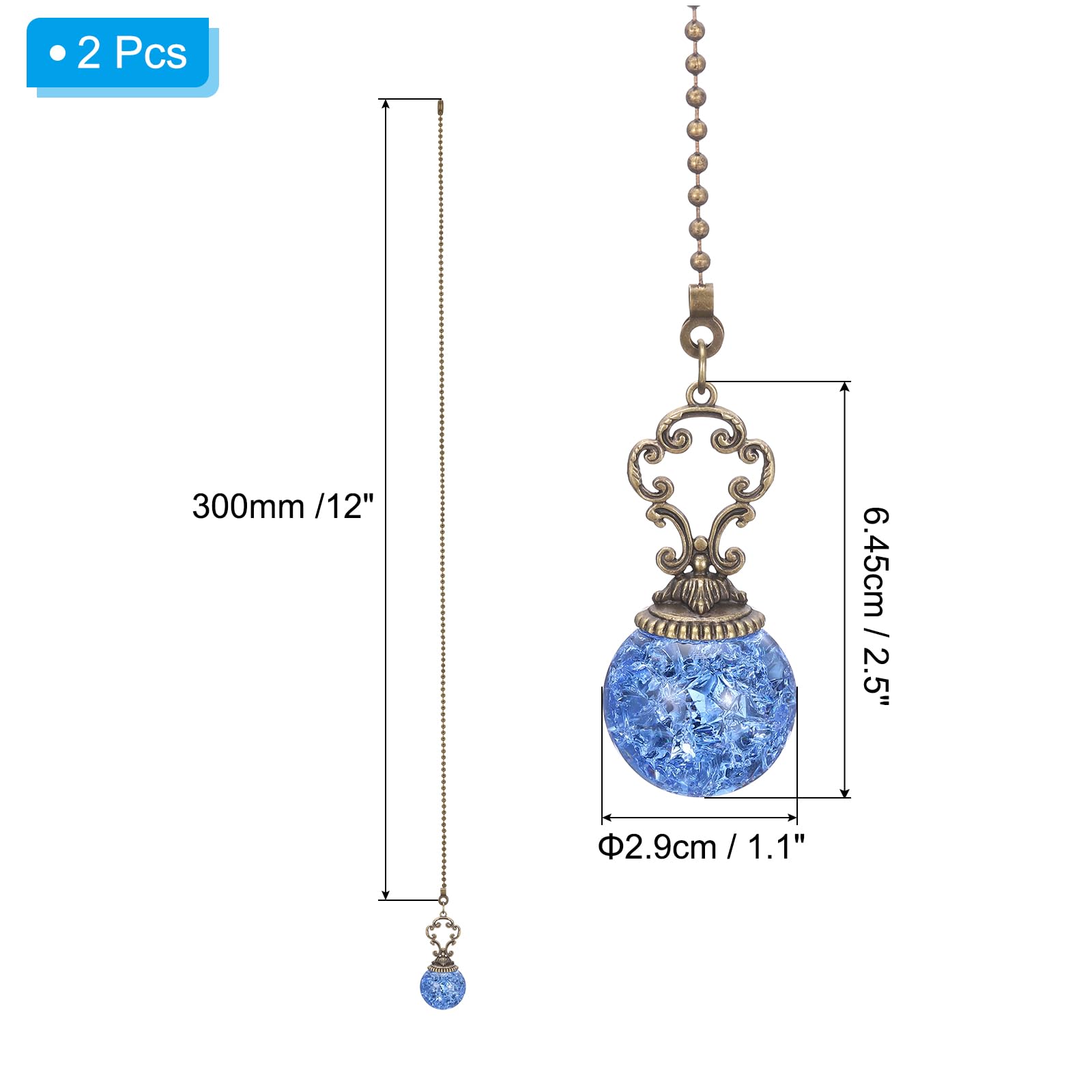 PATIKIL Ceiling Fan Pull Chain - Image 2