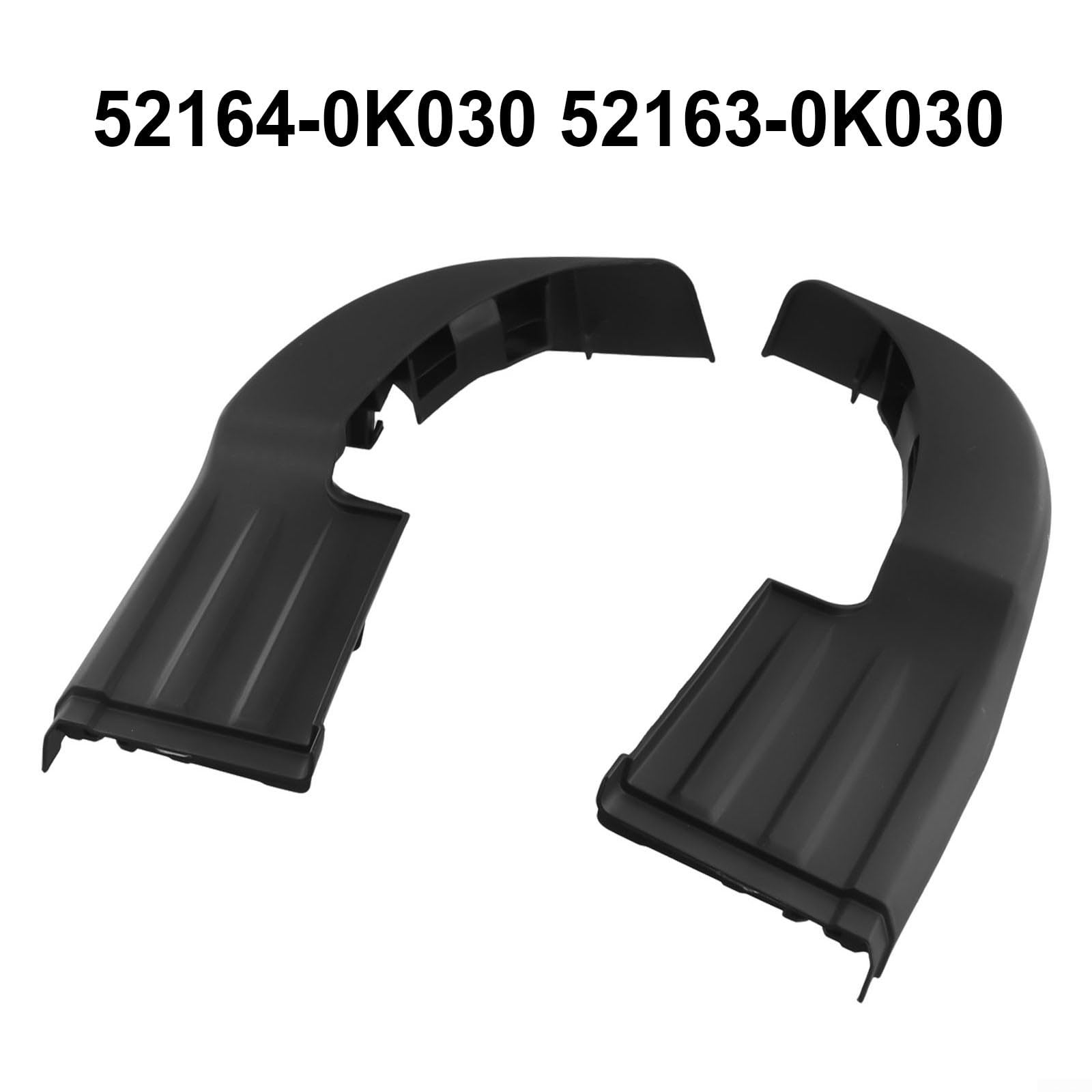 1 paio di piastre per paraurti posteriore 52164-0K030 per Toyota Hilux/Revo (2015-2019): sostituzione per 52163-0K030